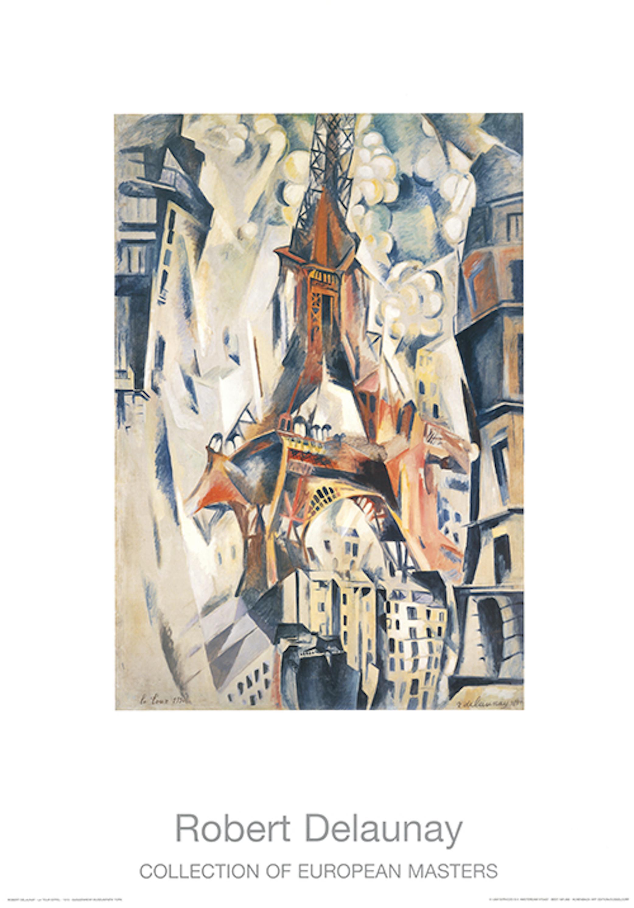 La Tour Eiffel - Print by Robert Delaunay