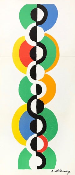 Lithographie « Rythme sans fin » (d'après) Robert Delaunay