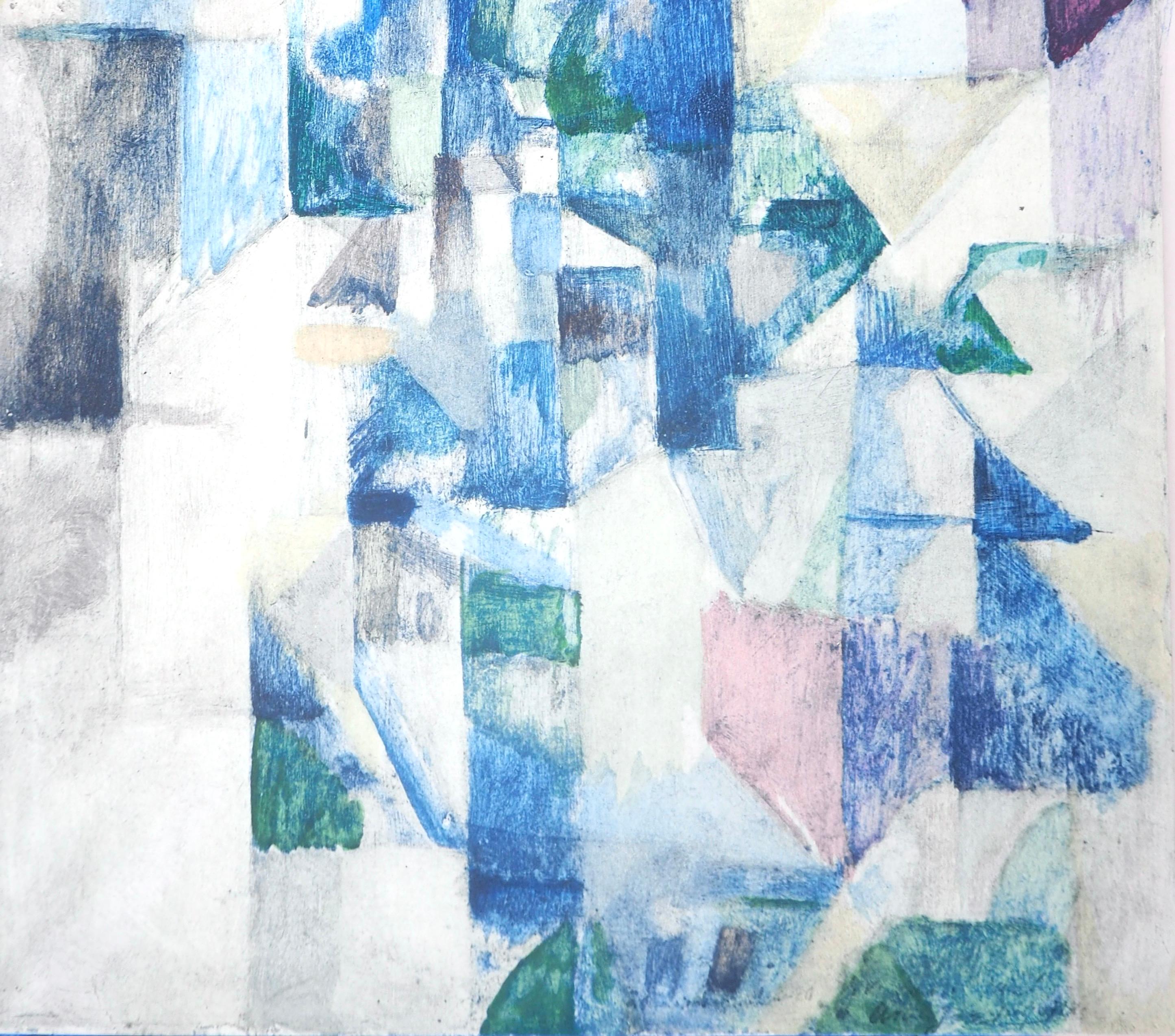 Delaunay, La fenêtre, n°2, Société internationale d'art XXe siècle (after) - Print by Robert Delaunay
