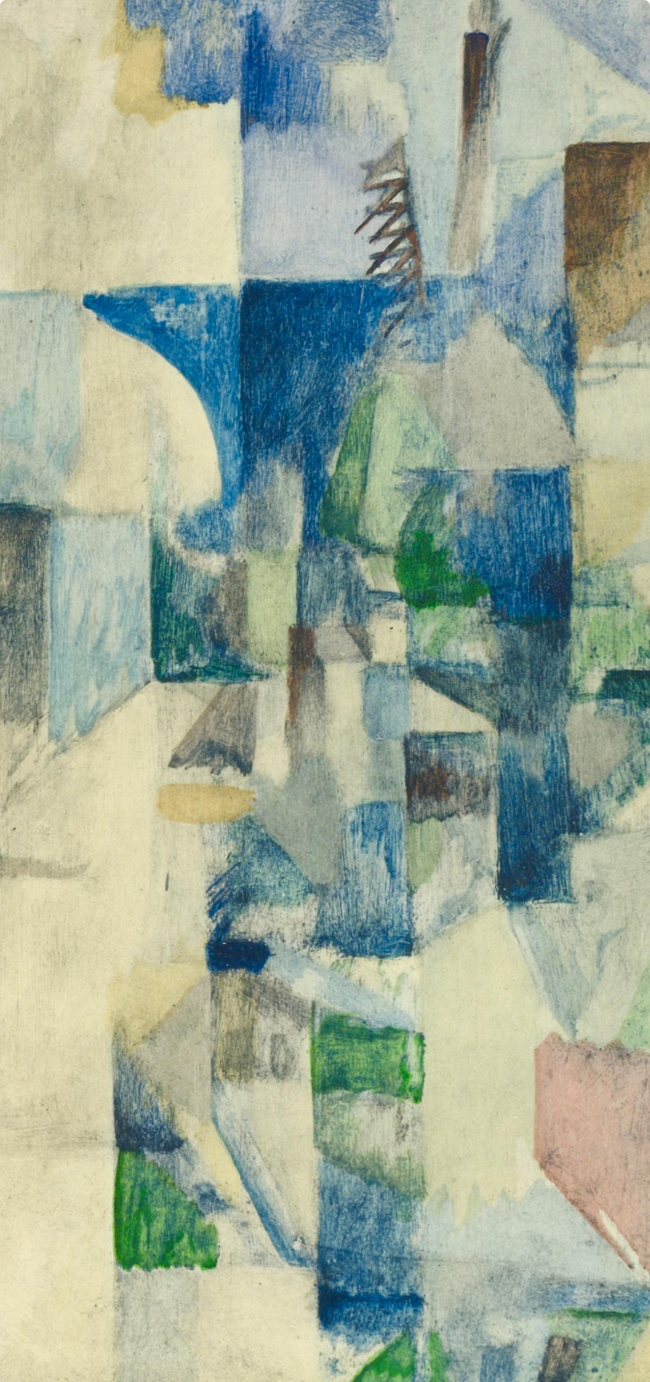 Delaunay, La fenetre No. 2, XXe Siècle (after) - Modern Print by Robert Delaunay