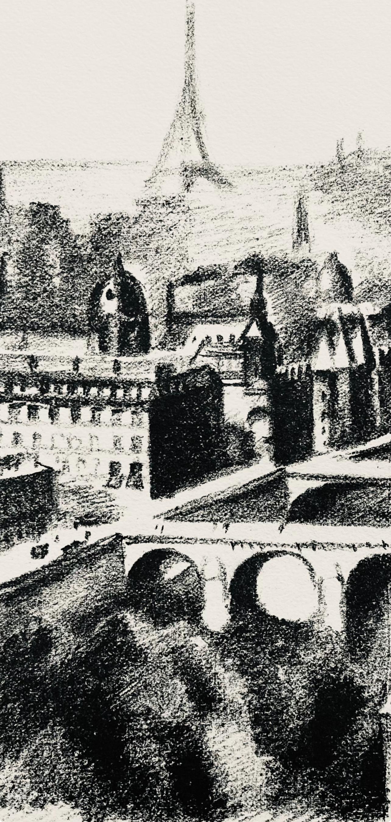 Delaunay, La Seine et La Tour (Habasque 720-728), Allo! Paris! (after) - Print by Robert Delaunay