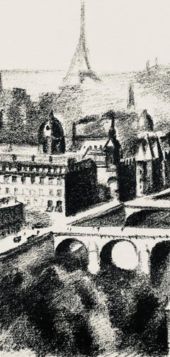 Delaunay, La Seine et La Tour (Habasque 720-728), Allo! Paris! (after)