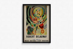 Affiche originale de 1957 pour le Musée national d'art moderne à Paris