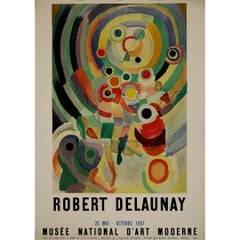 Original 1957 poster for the Musée National d’Art Moderne in Paris