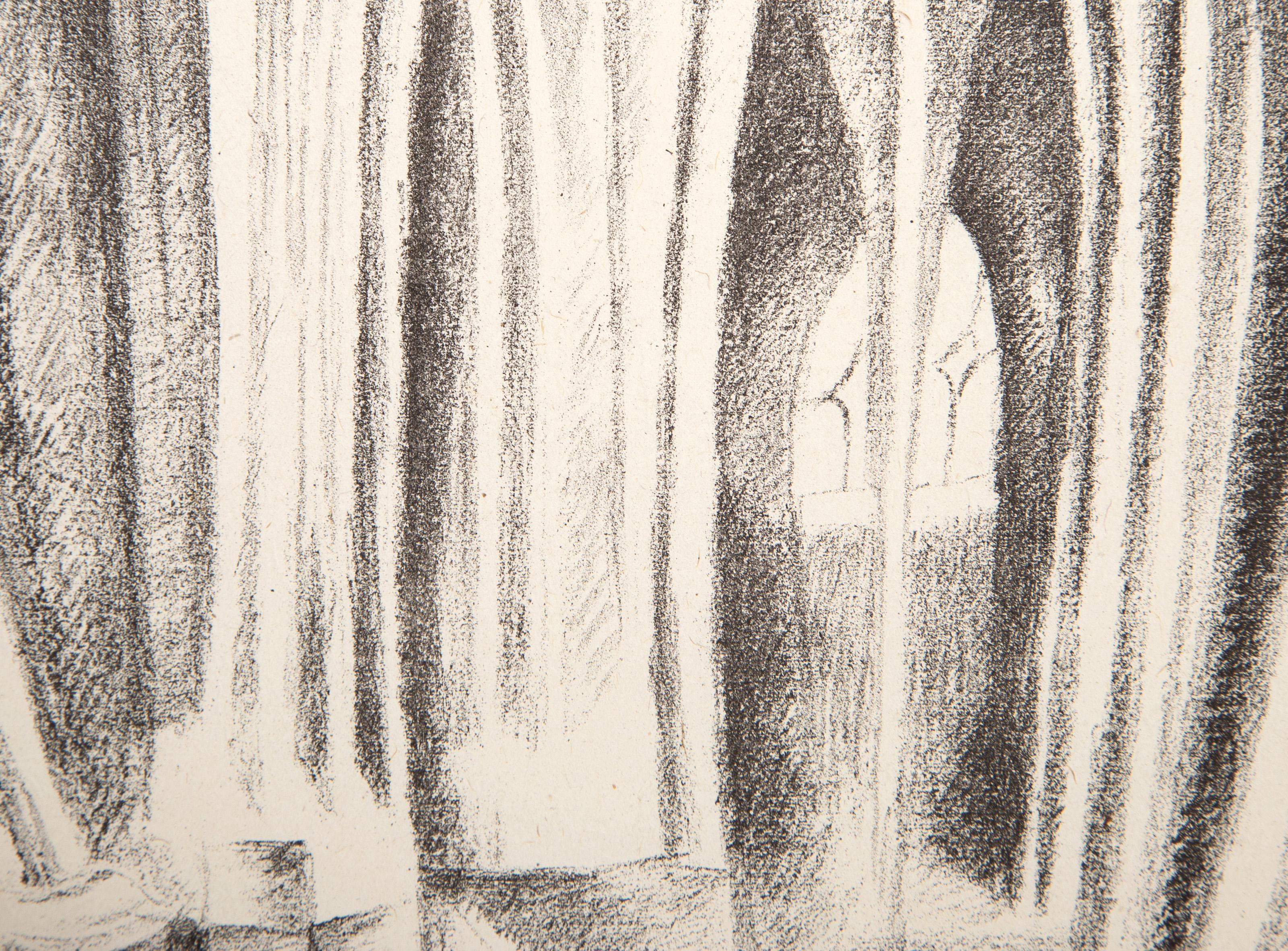 Saint-Severin, litografía impresionista de Robert Delaunay en venta 2