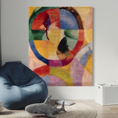 Soleil n.1. di Robert Delaunay, 1980 ca, Arazzo in lana di seta tessuto su tela