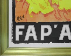 Fap' Anis original vintage lithograph poster by Delval