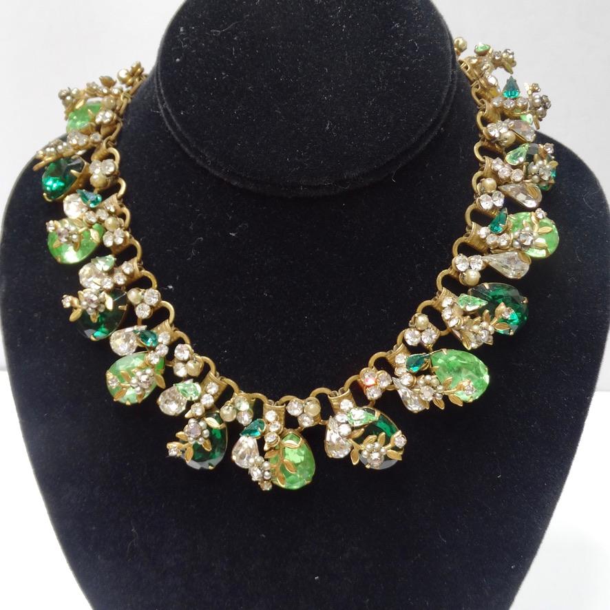 Robert Demi Parvre 1980s Synthetic Diamond Necklace In Good Condition For Sale In Scottsdale, AZ