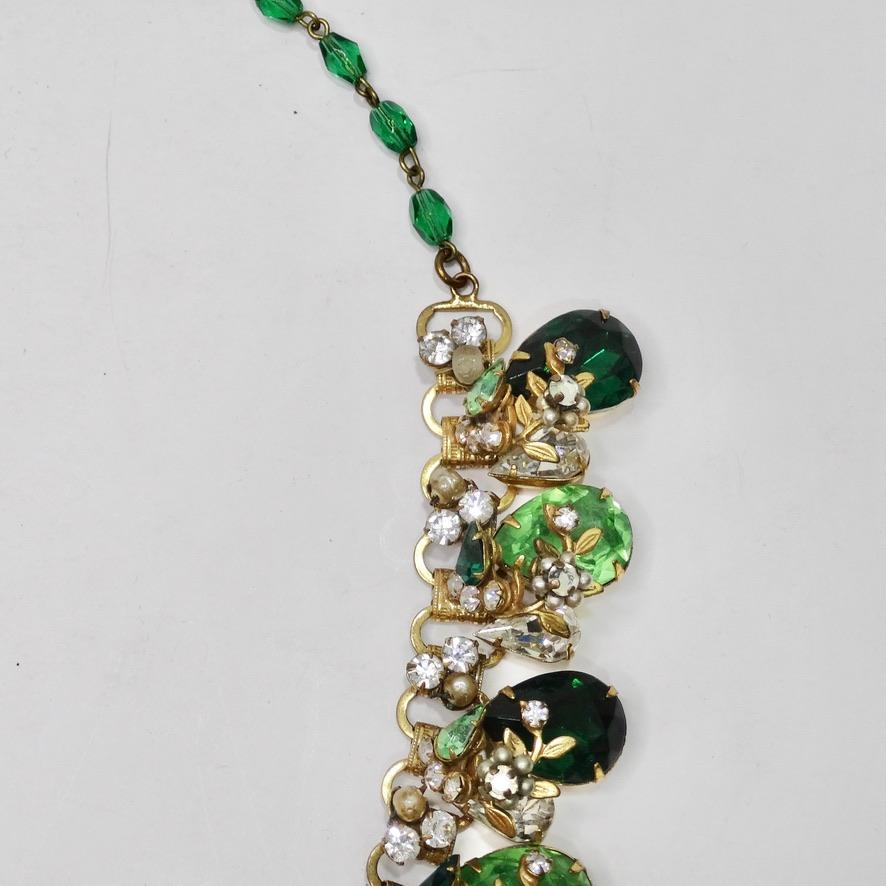 Robert Demi Parvre 1980s Synthetic Diamond Necklace For Sale 1