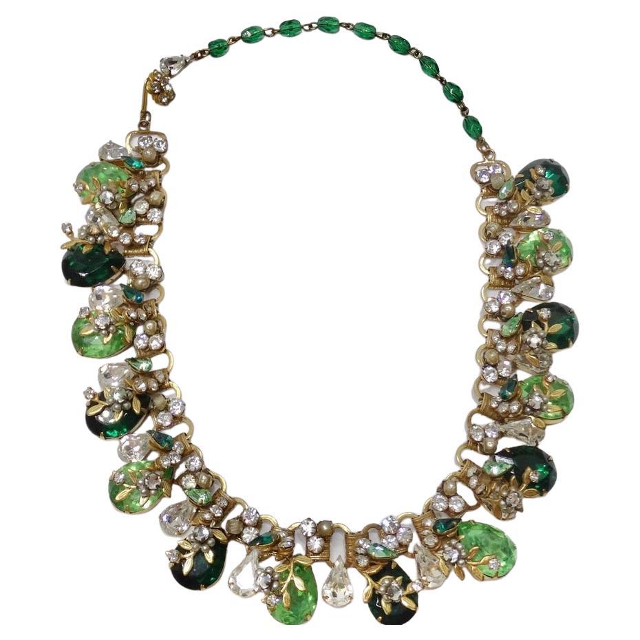 Robert Demi Parvre 1980s Synthetic Diamond Necklace For Sale