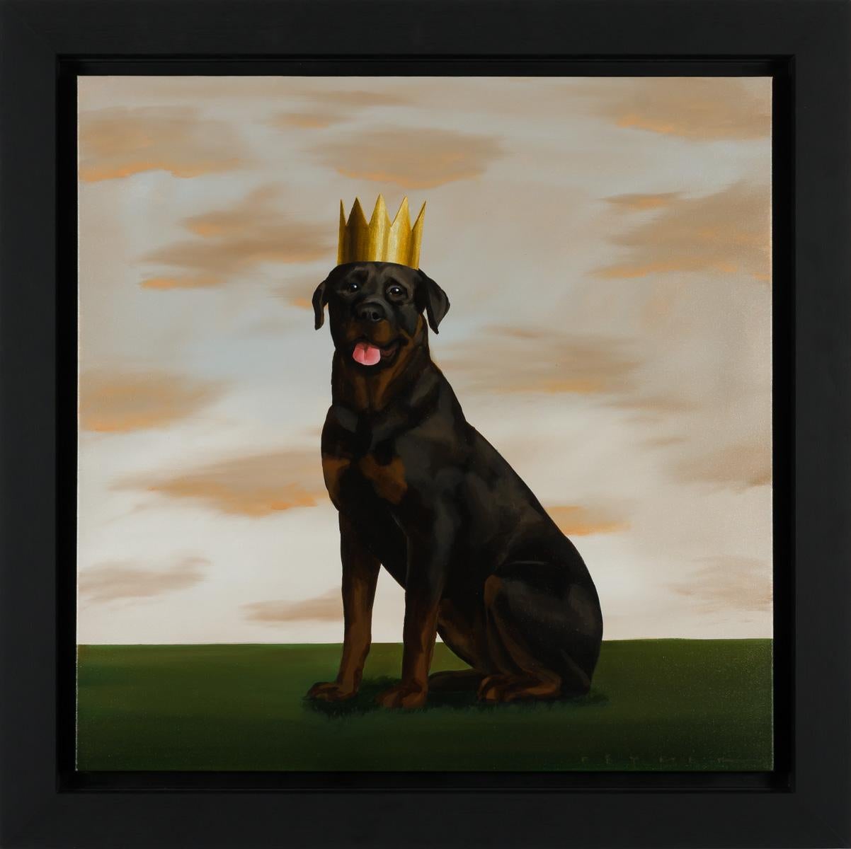 Paw Prince III (Full Body), 2021 - Contemporary Painting by Robert Deyber 