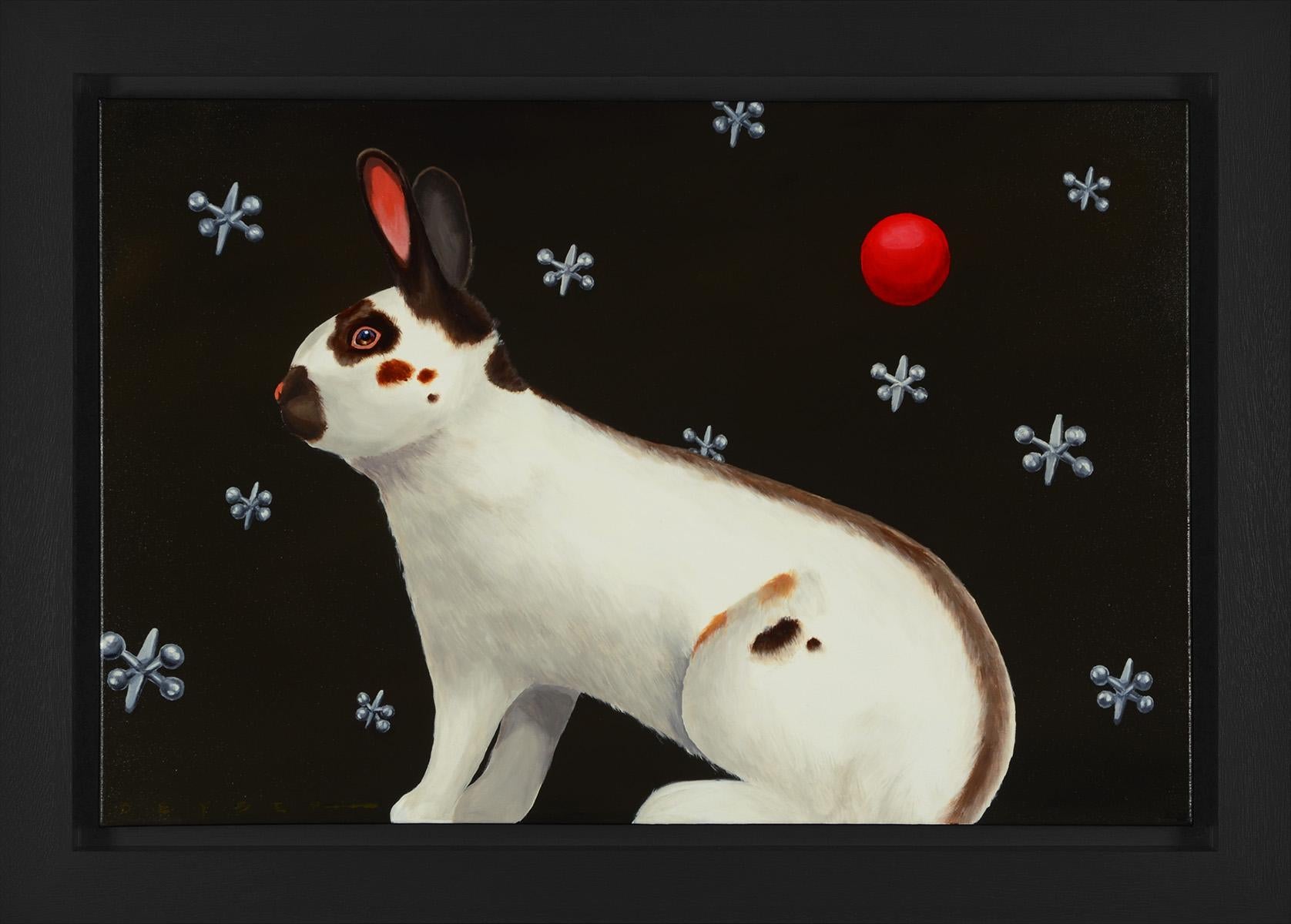 The Jack Rabbit III - Painting by Robert Deyber 