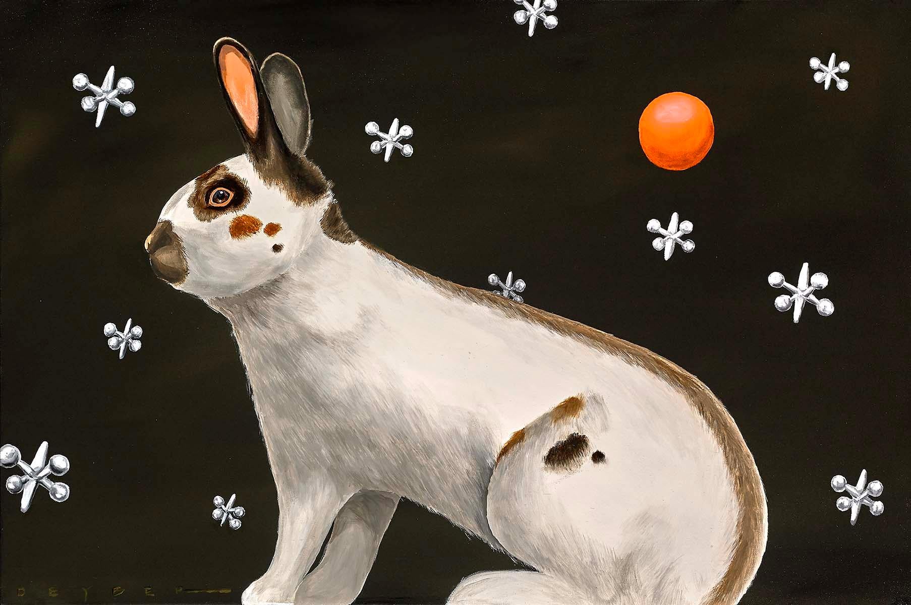 Robert Deyber  Figurative Painting - The Jack Rabbit III