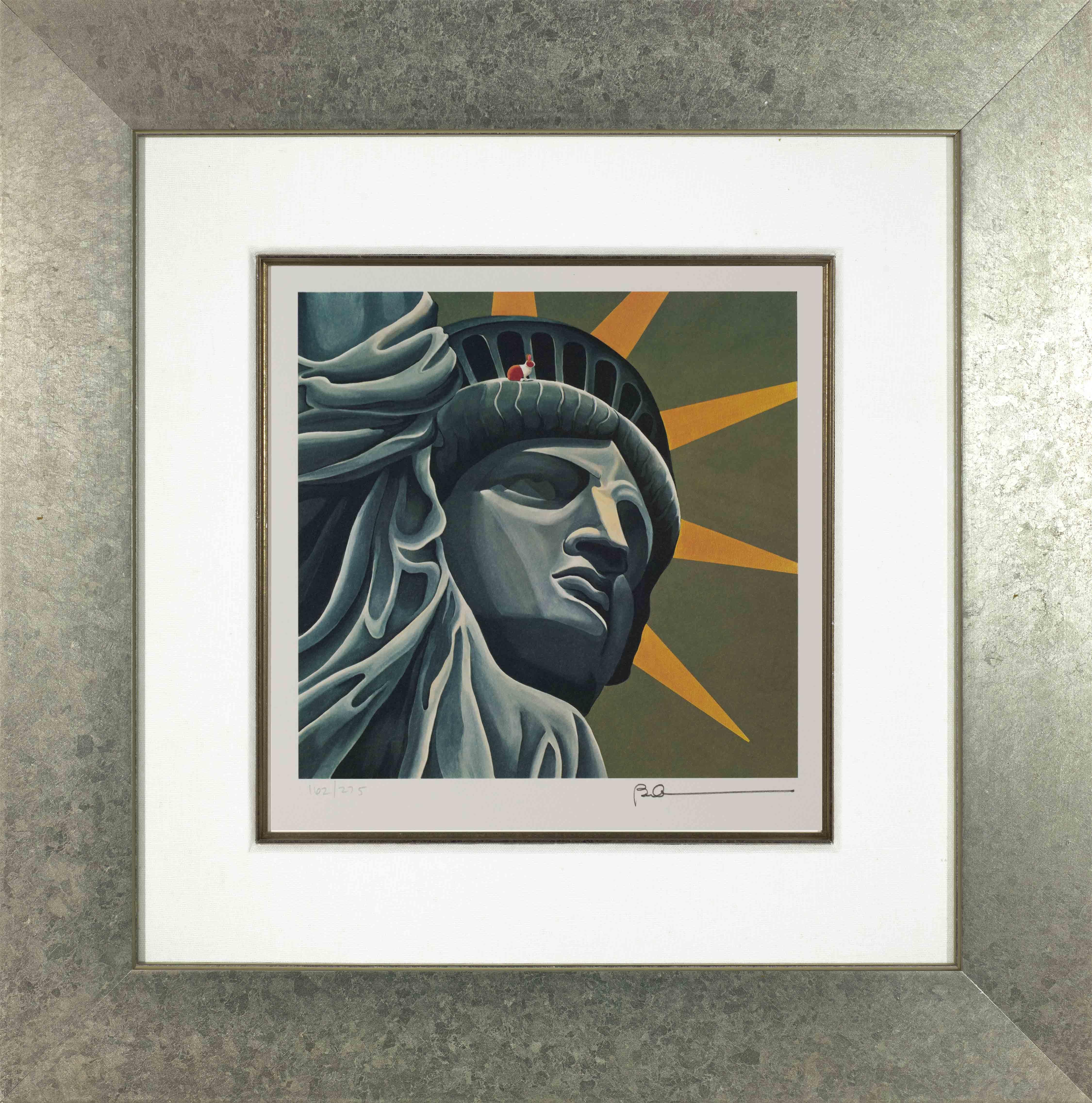 A Hare Out of Place II (Statue of Liberty) For Sale 1