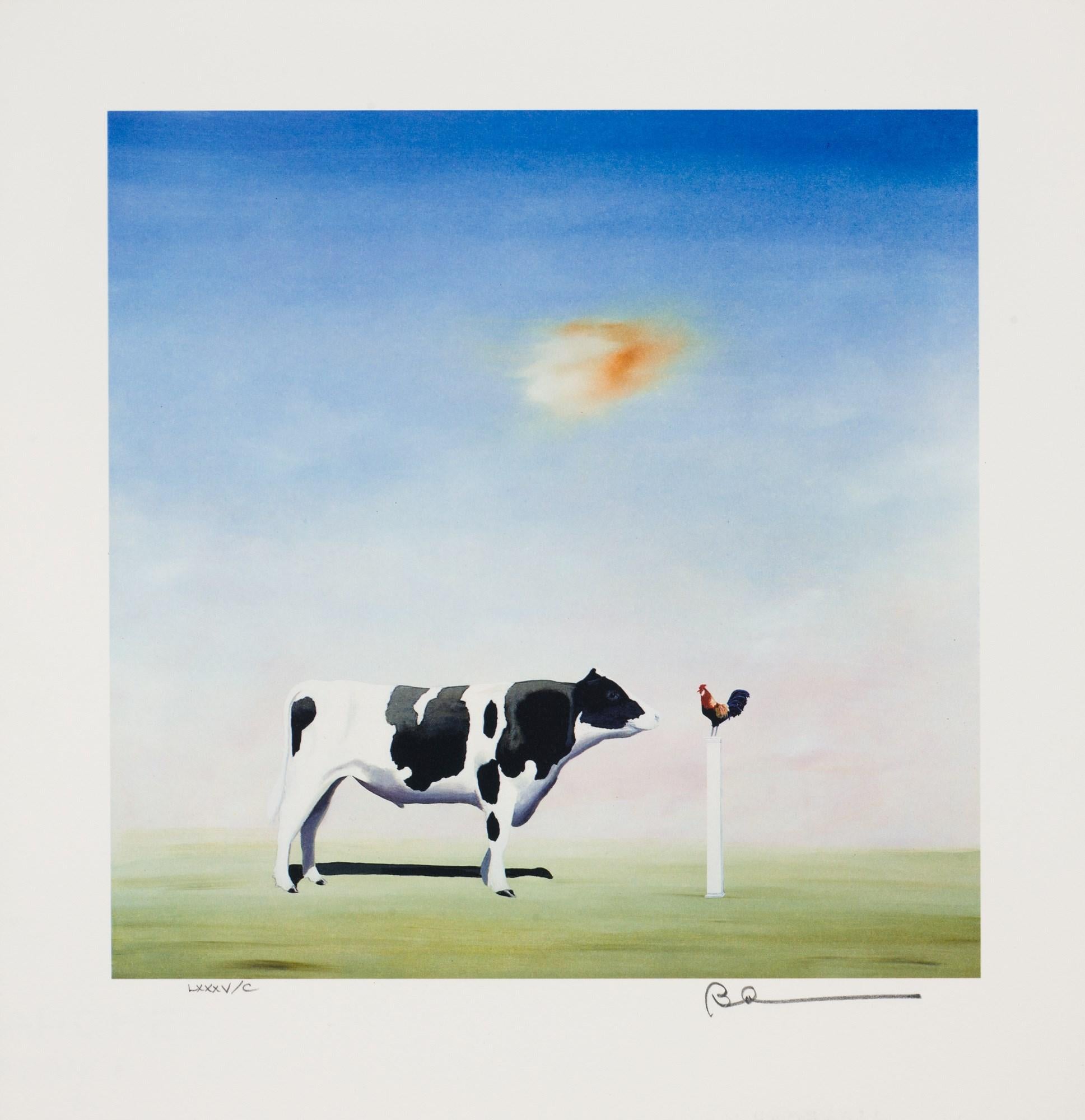 Robert Deyber Animal Print - Another Cock and Bull Story