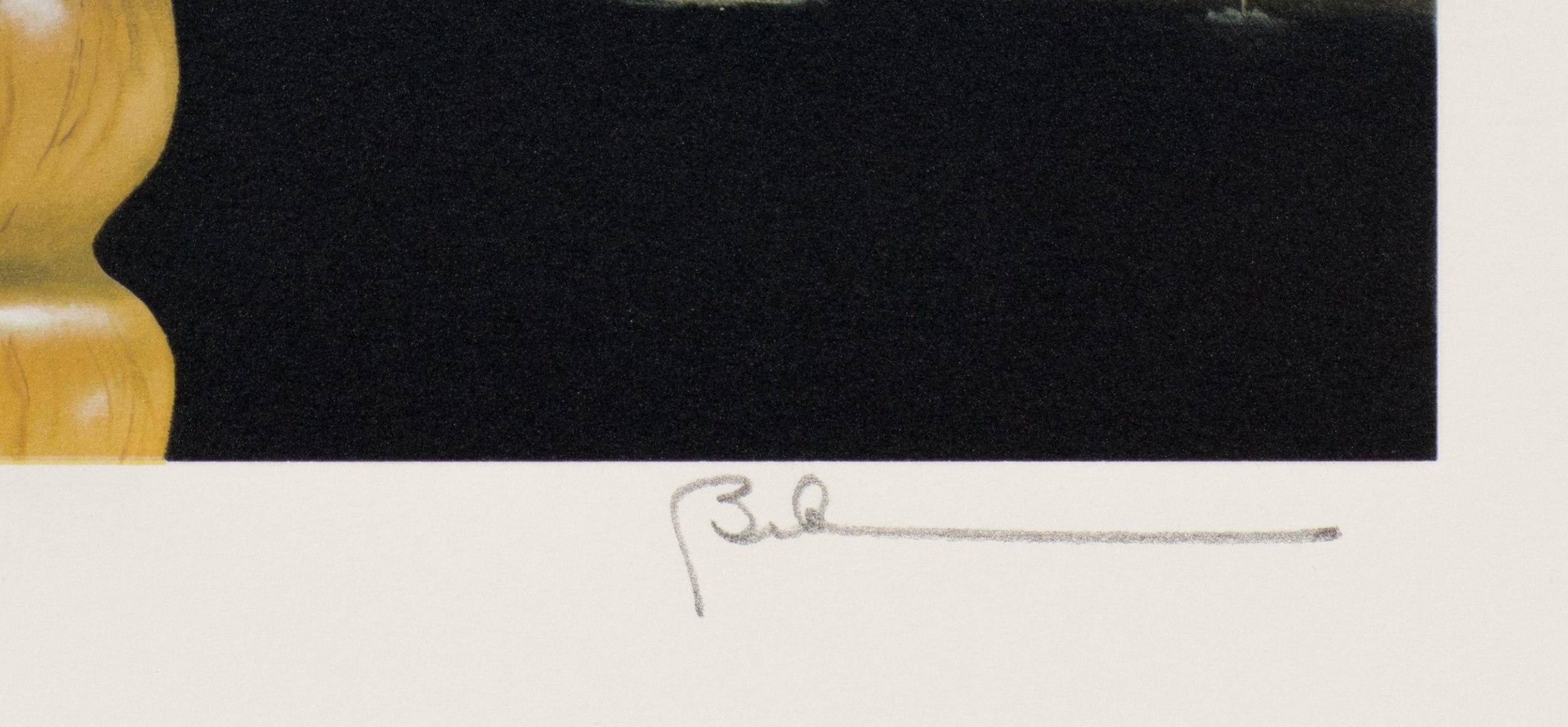 Jeder Hafen in einem Sturm II (Schwarz), Figurative Print, von Robert Deyber