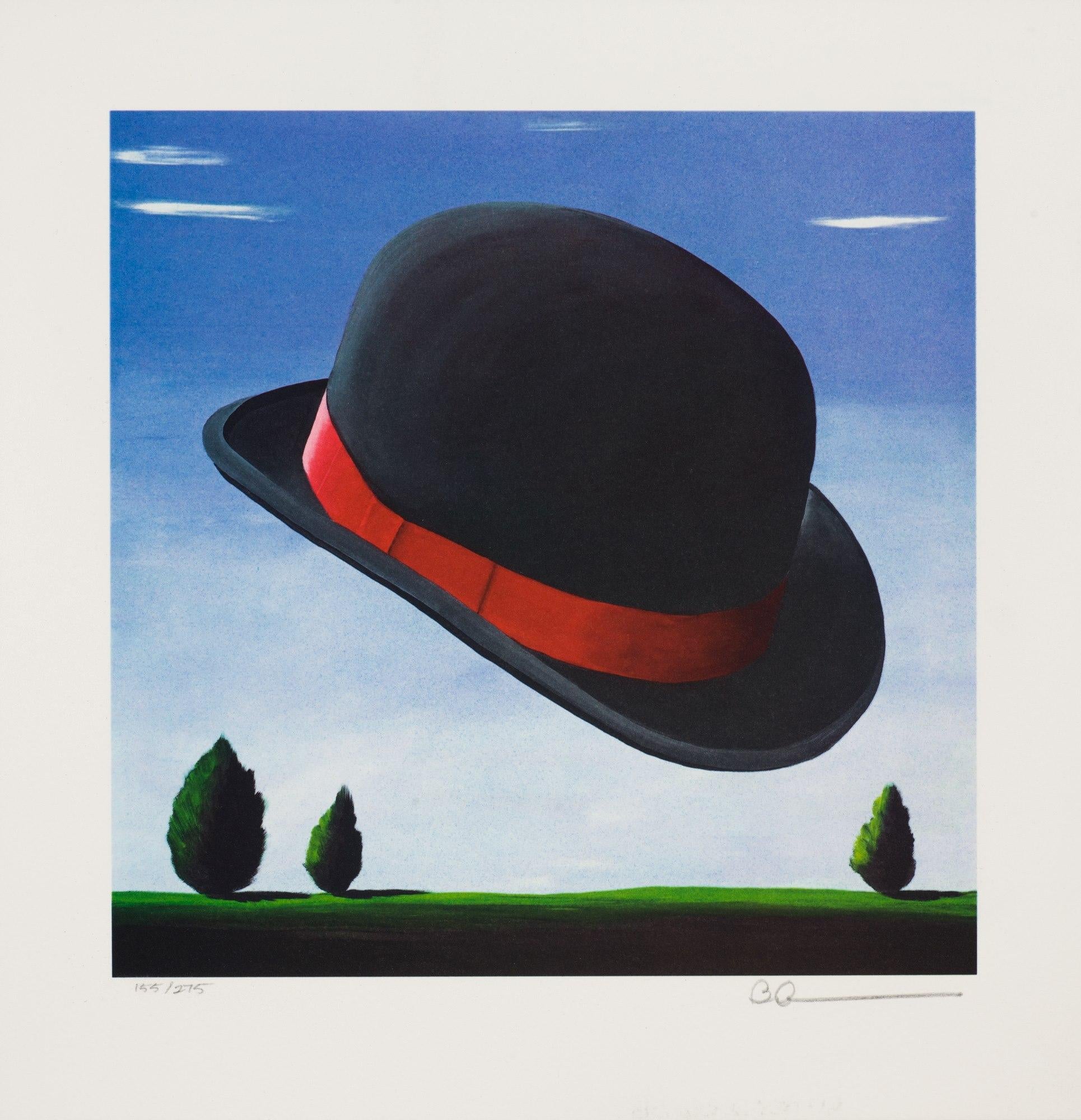 A la caída de un sombrero (Bowler) - Print de Robert Deyber