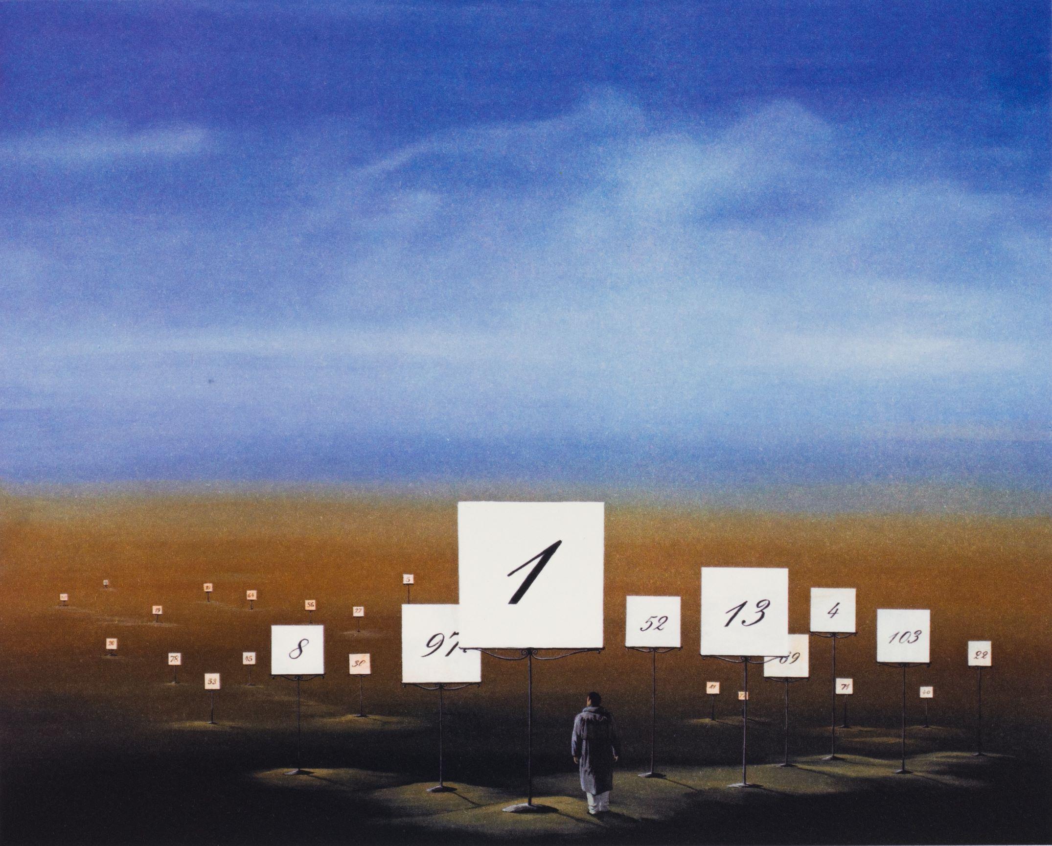 Ritorno al punto di partenza - Print Contemporaneo di Robert Deyber