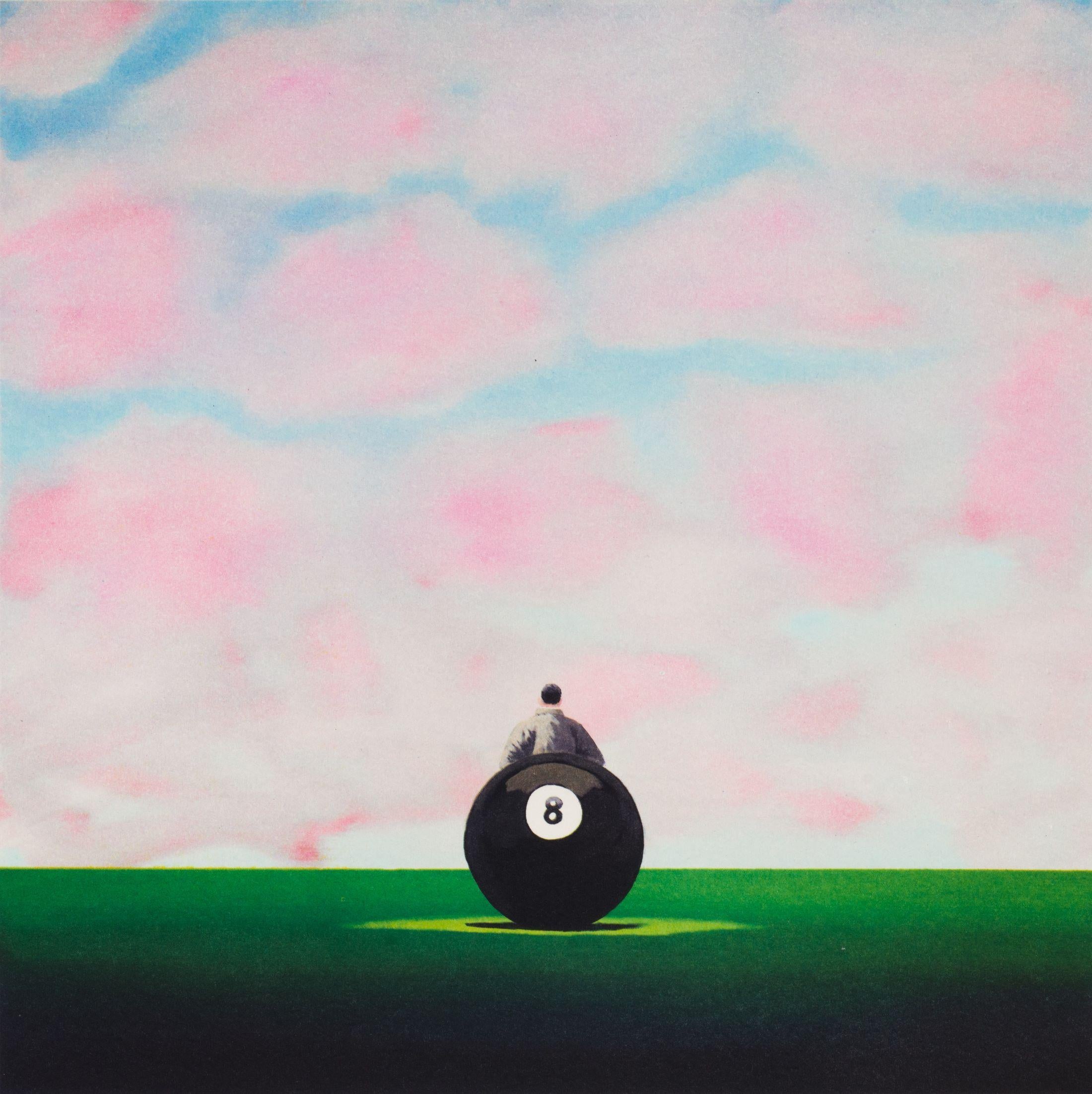 Behind the Eight Ball - Print by Robert Deyber