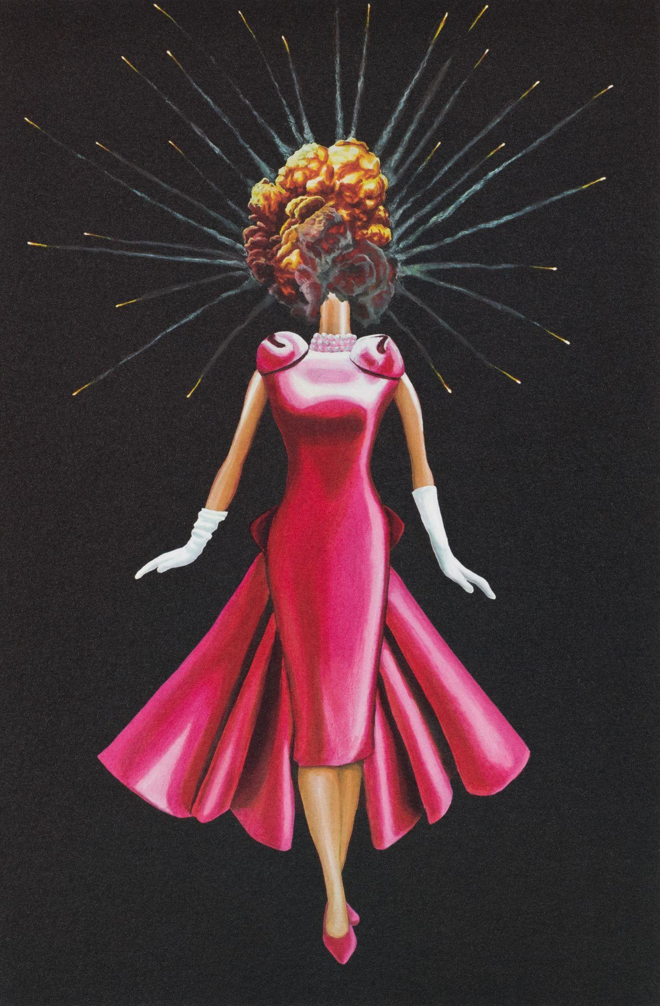 Blow Up Doll IV - Contemporary Print by Robert Deyber 
