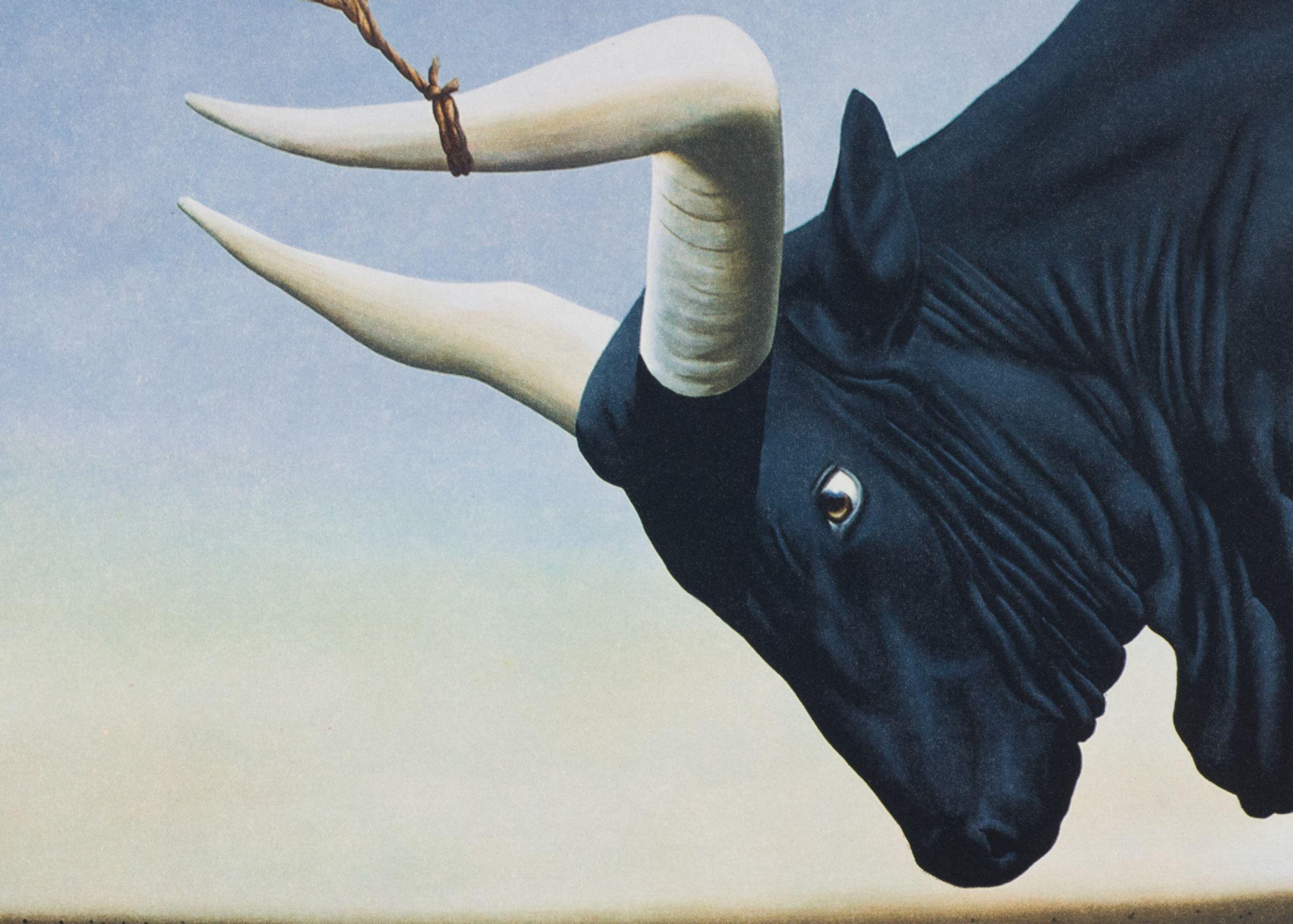 Bull by the Horns (I've Got the) est une lithographie sur papier, paraphée en bas à droite 
