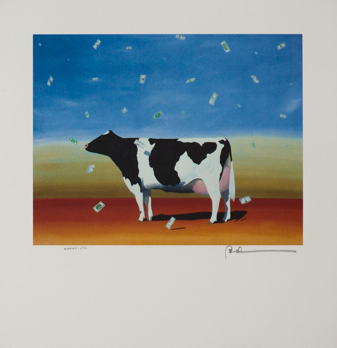 Animal Print Robert Deyber  - Vache à lait