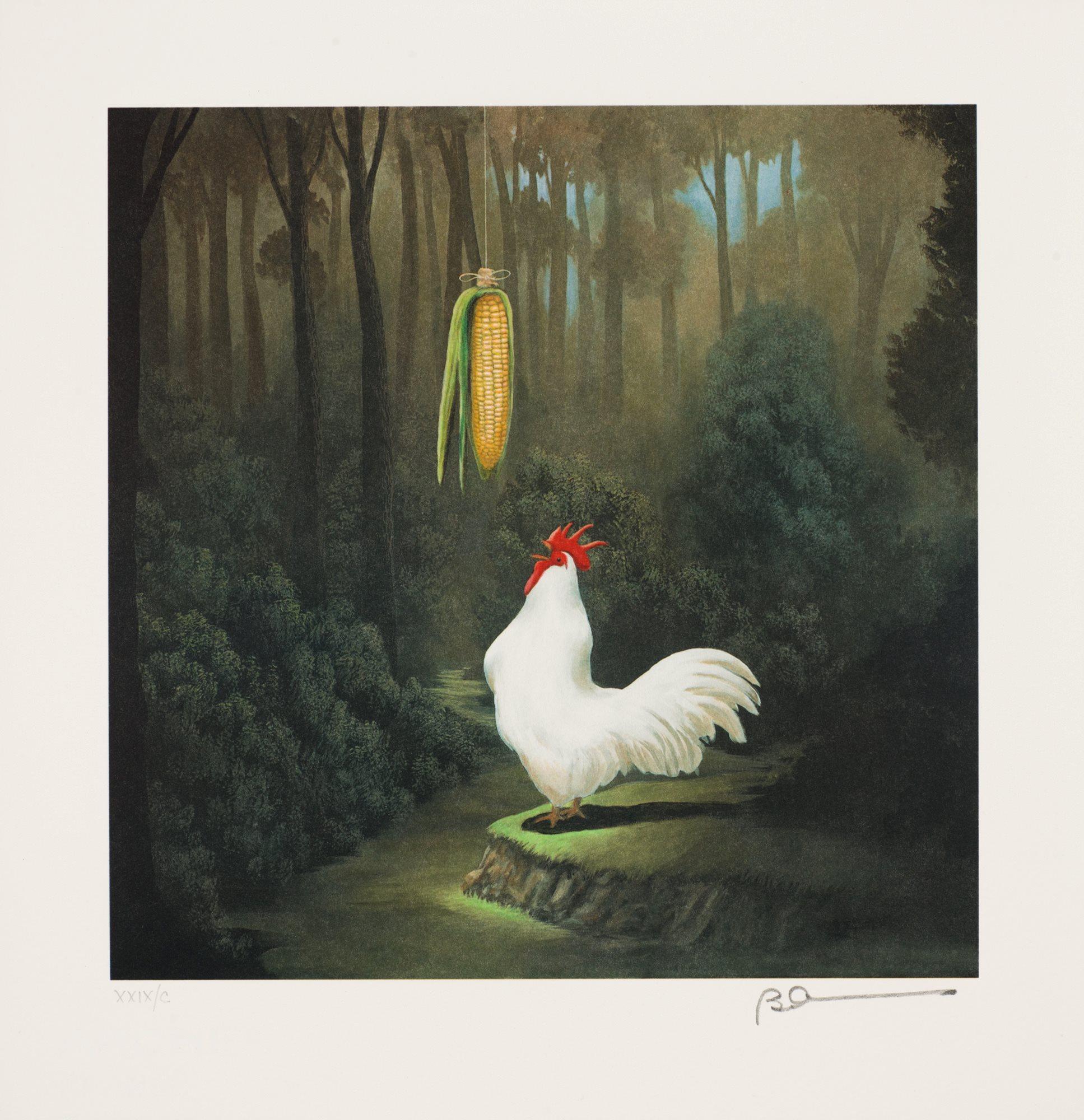 Cock Tease - Print by Robert Deyber