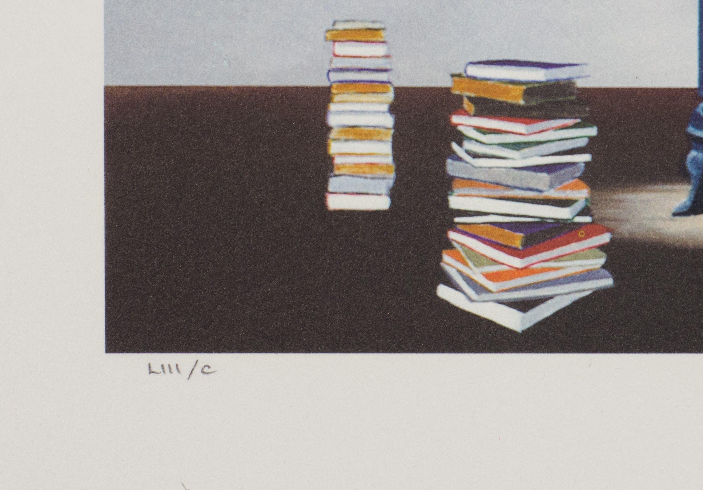 Cooking the Books - Contemporary Print by Robert Deyber 