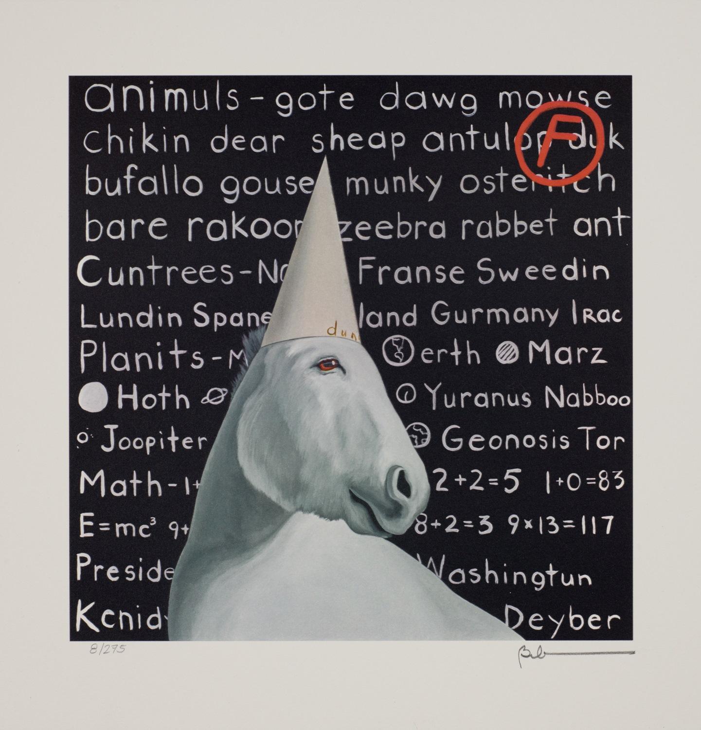 Robert Deyber  Animal Print - Dumb Ass II