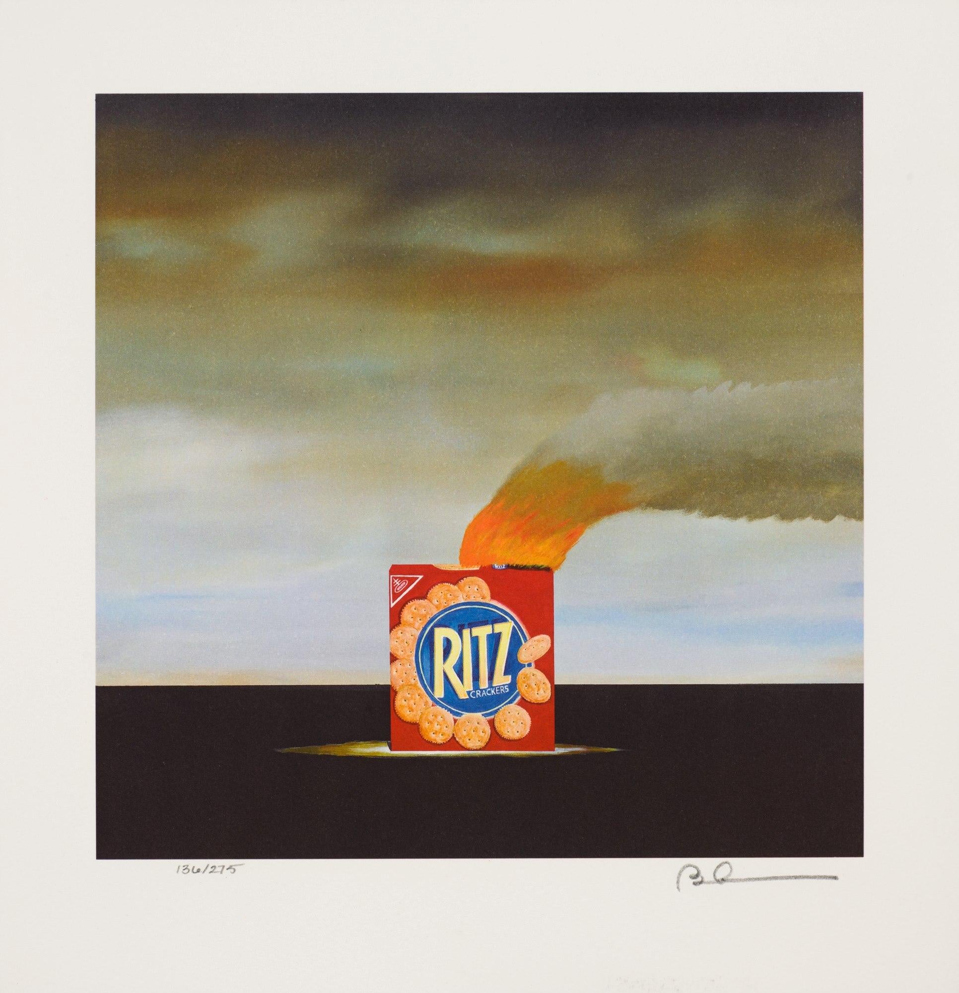 Robert Deyber Figurative Print – Feuer-Cracker