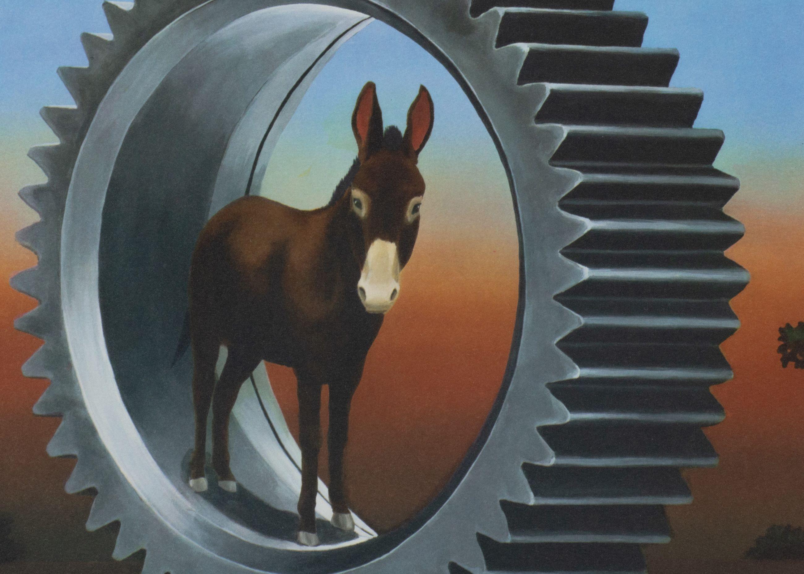 Getting My Ass in Gear III - Contemporary Print by Robert Deyber
