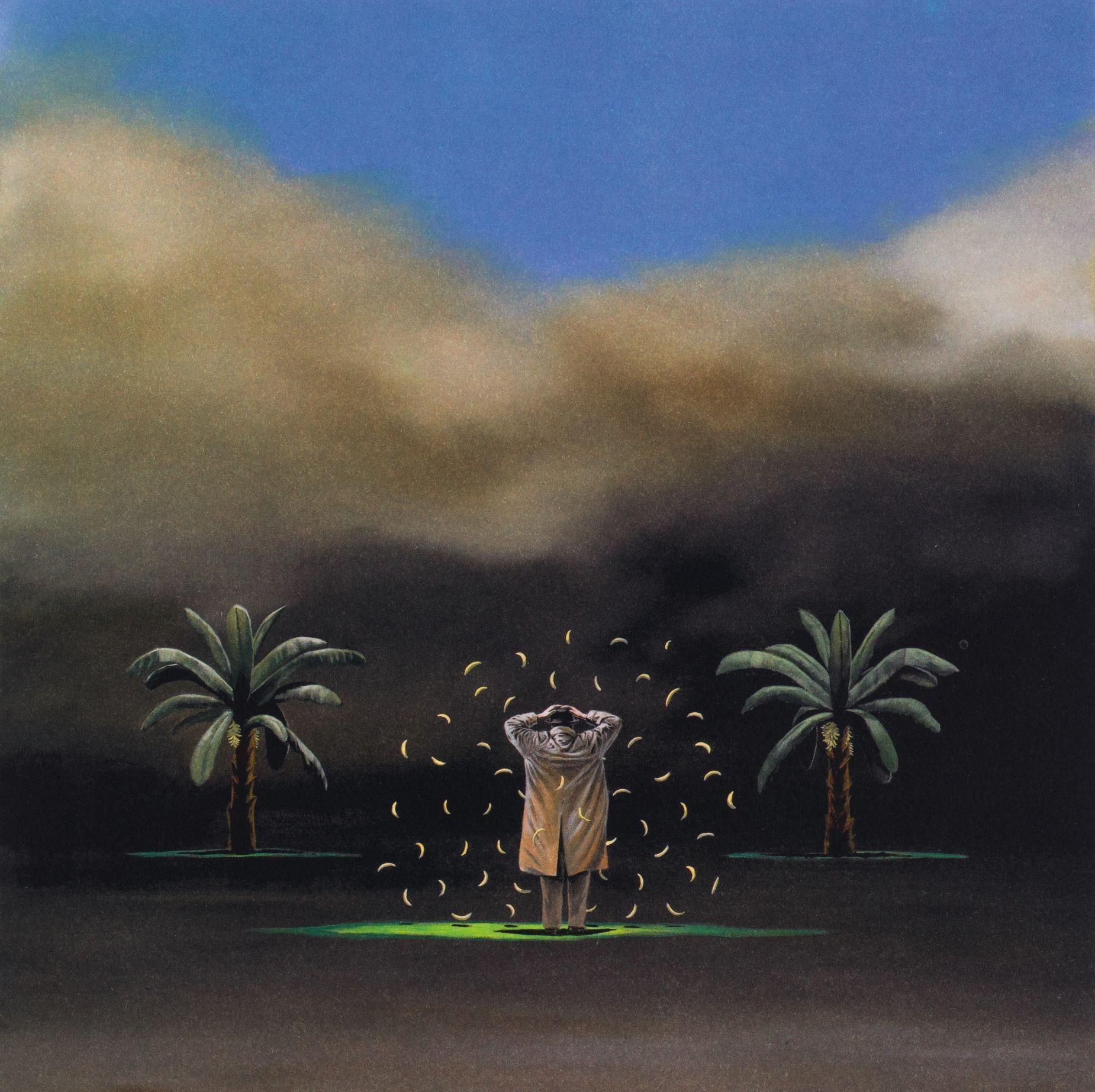 Going Bananas - Contemporary Print by Robert Deyber