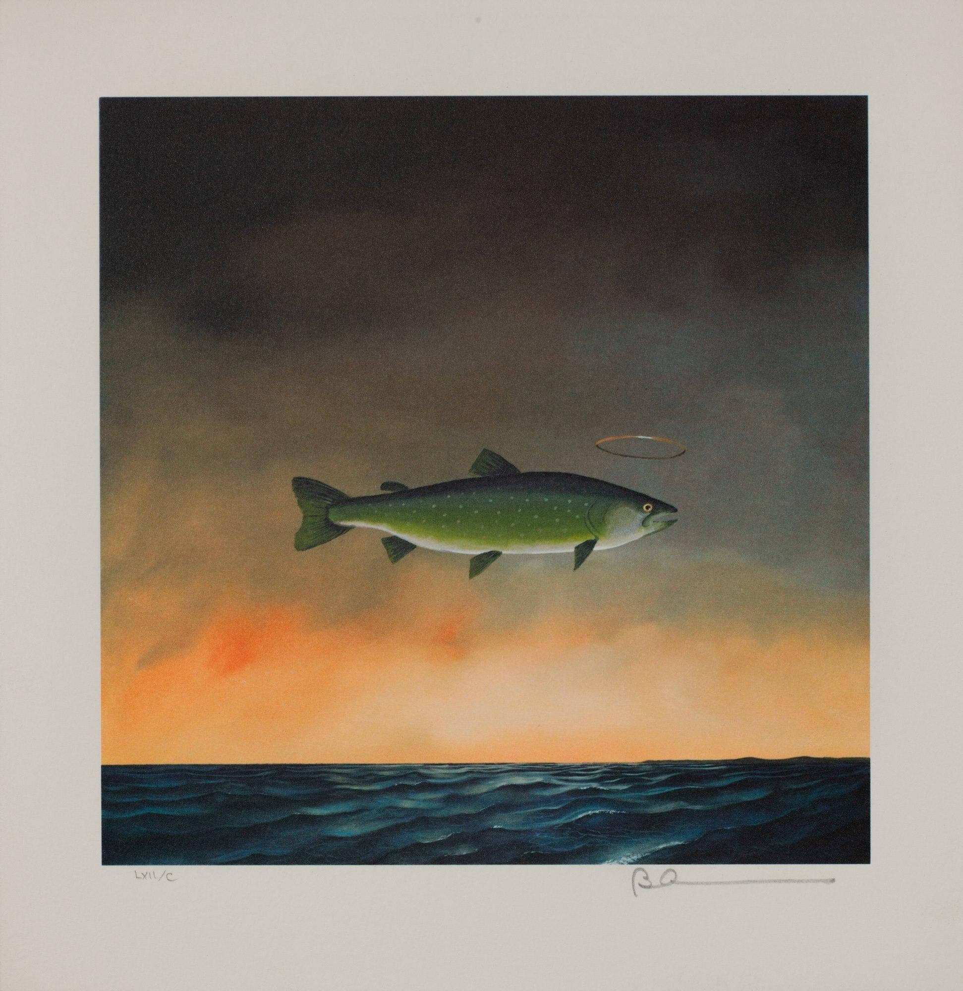 Robert Deyber Animal Print - Holy Mackerel