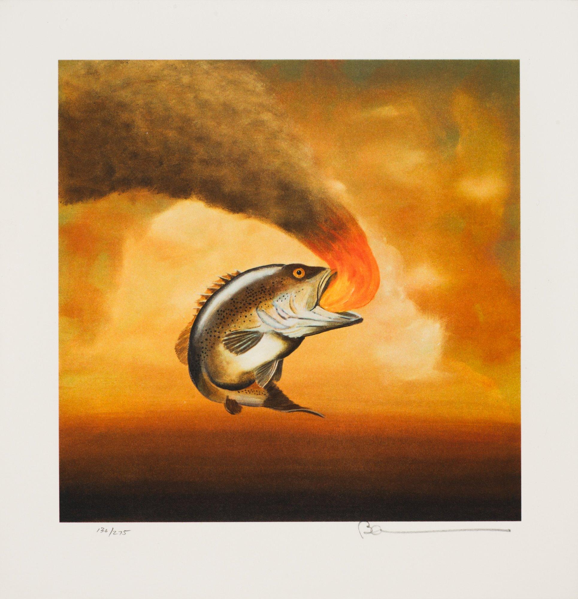Comme un poisson hors d'eau - Print de Robert Deyber