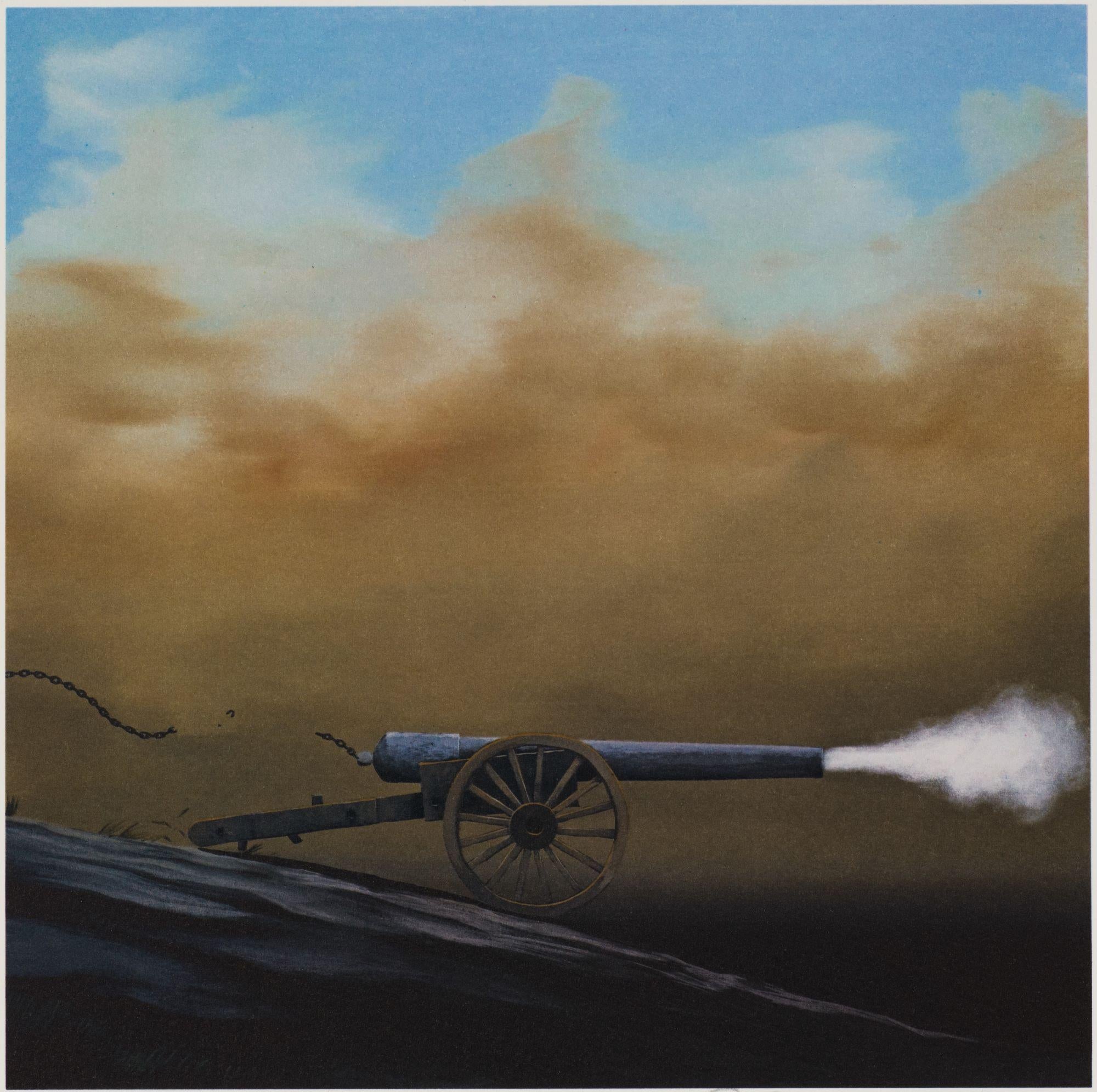 Loose Cannon - Contemporary Print by Robert Deyber 
