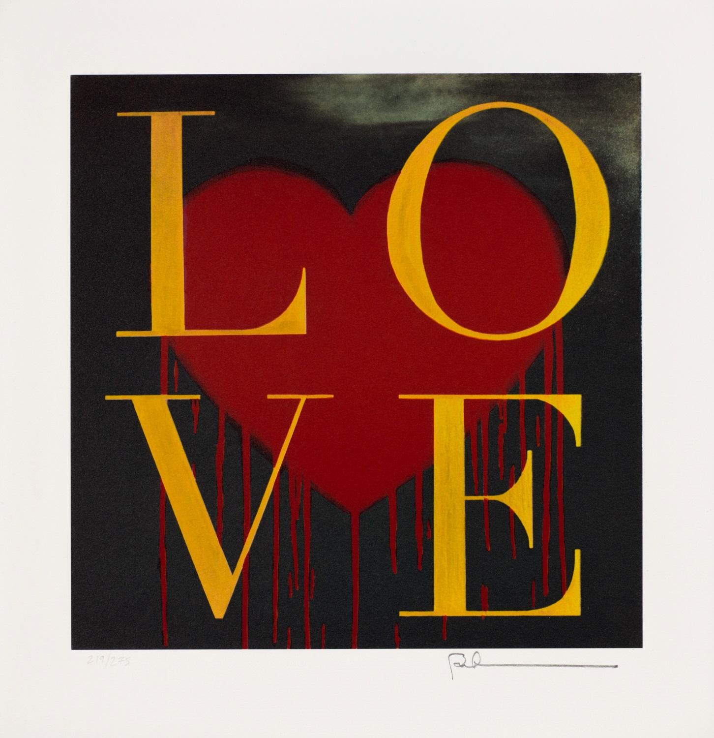 Robert Deyber  Figurative Print - Love