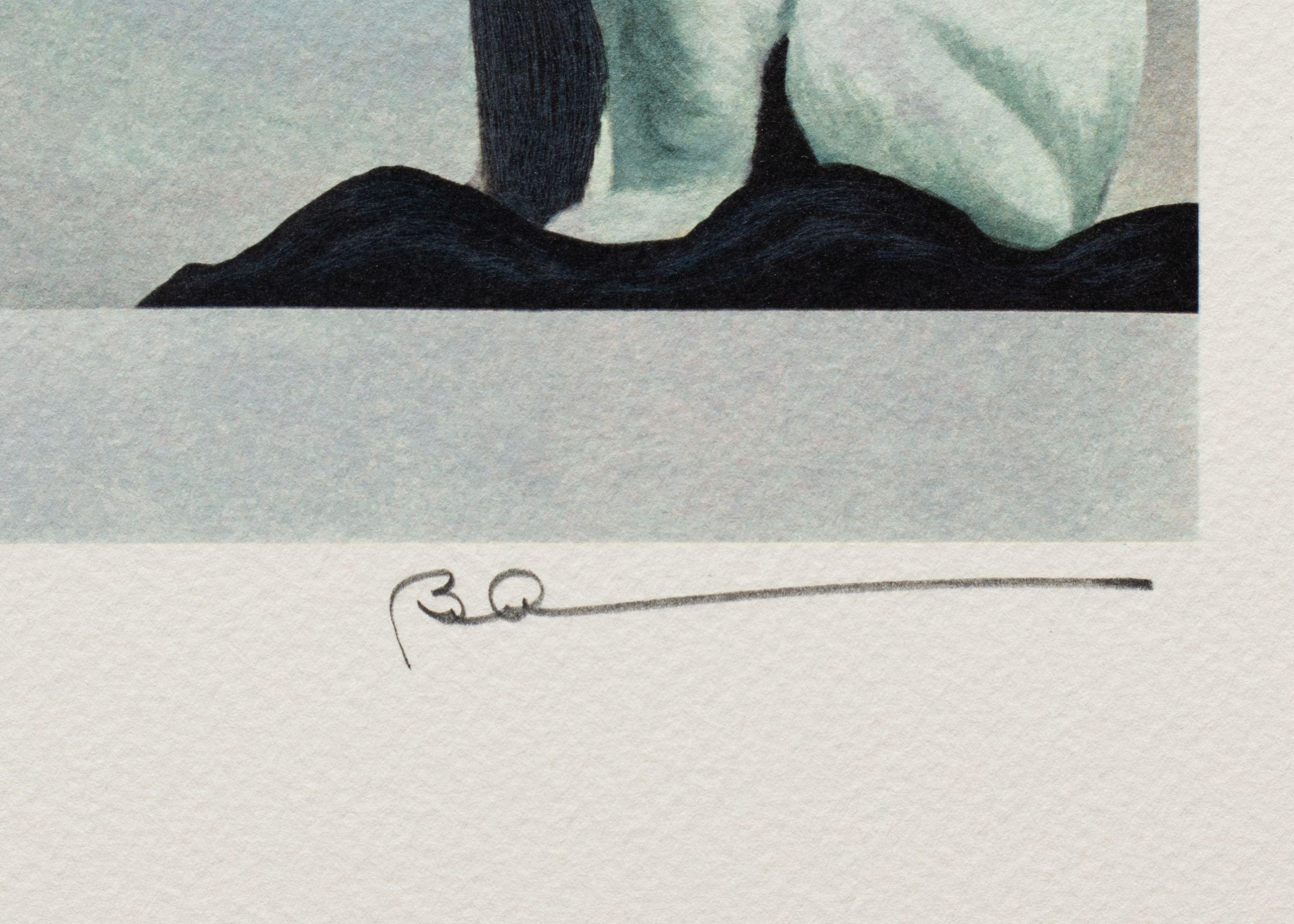 Liebeskummer (Grau), Animal Print, von Robert Deyber