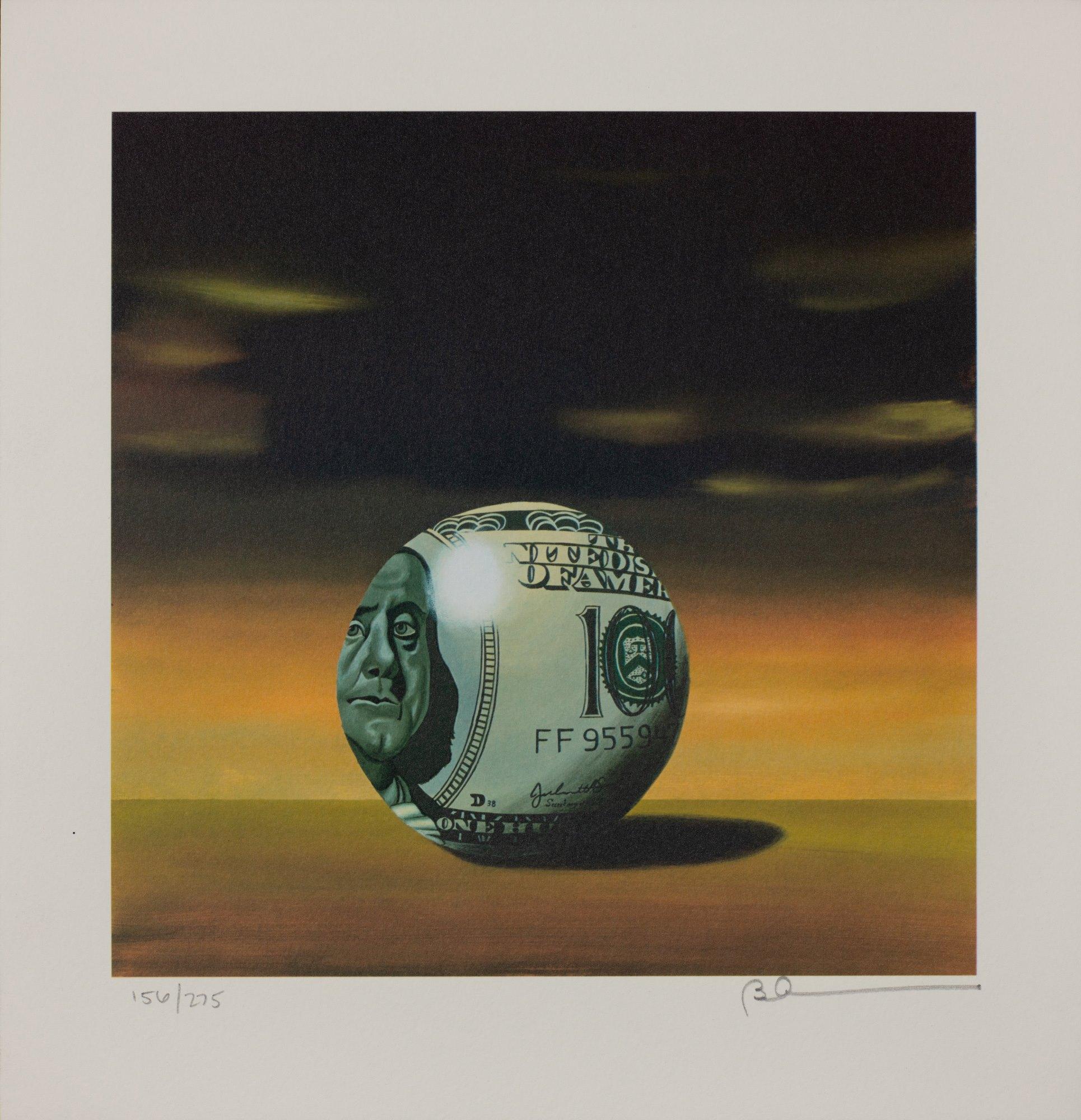 Money Ball – Print von Robert Deyber