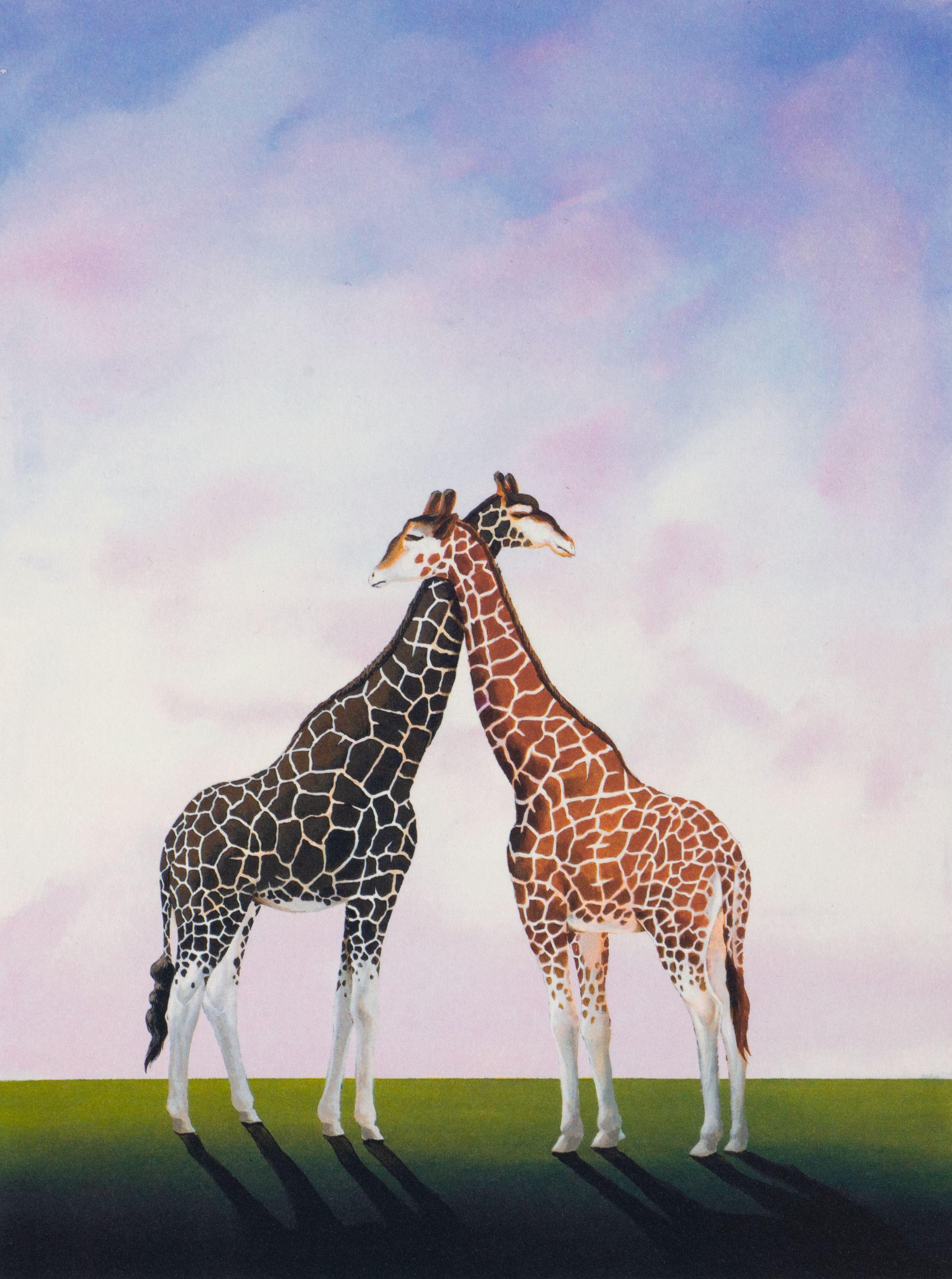 Neck & Neck - Print by Robert Deyber