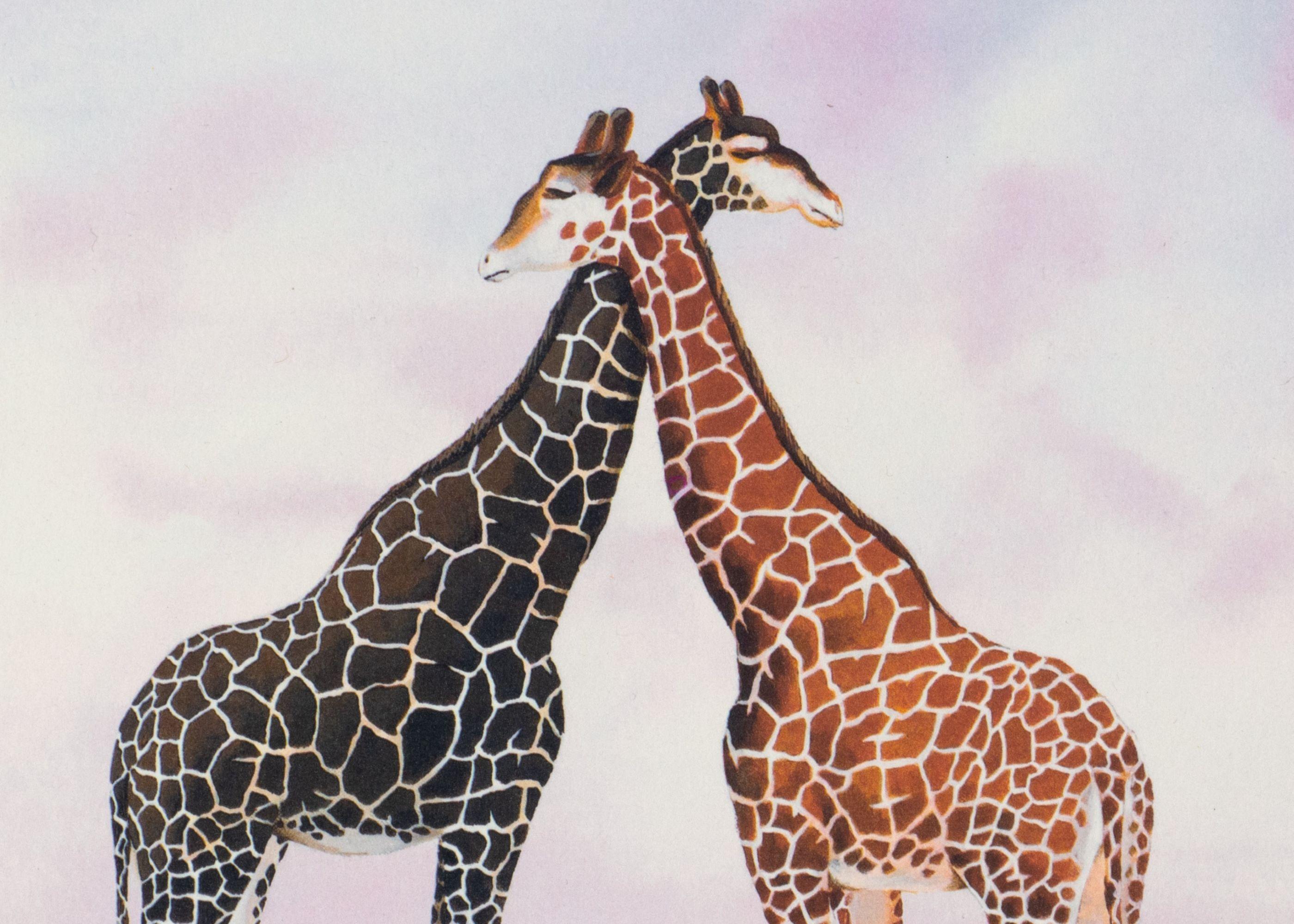 Neck & Neck - Contemporary Print by Robert Deyber