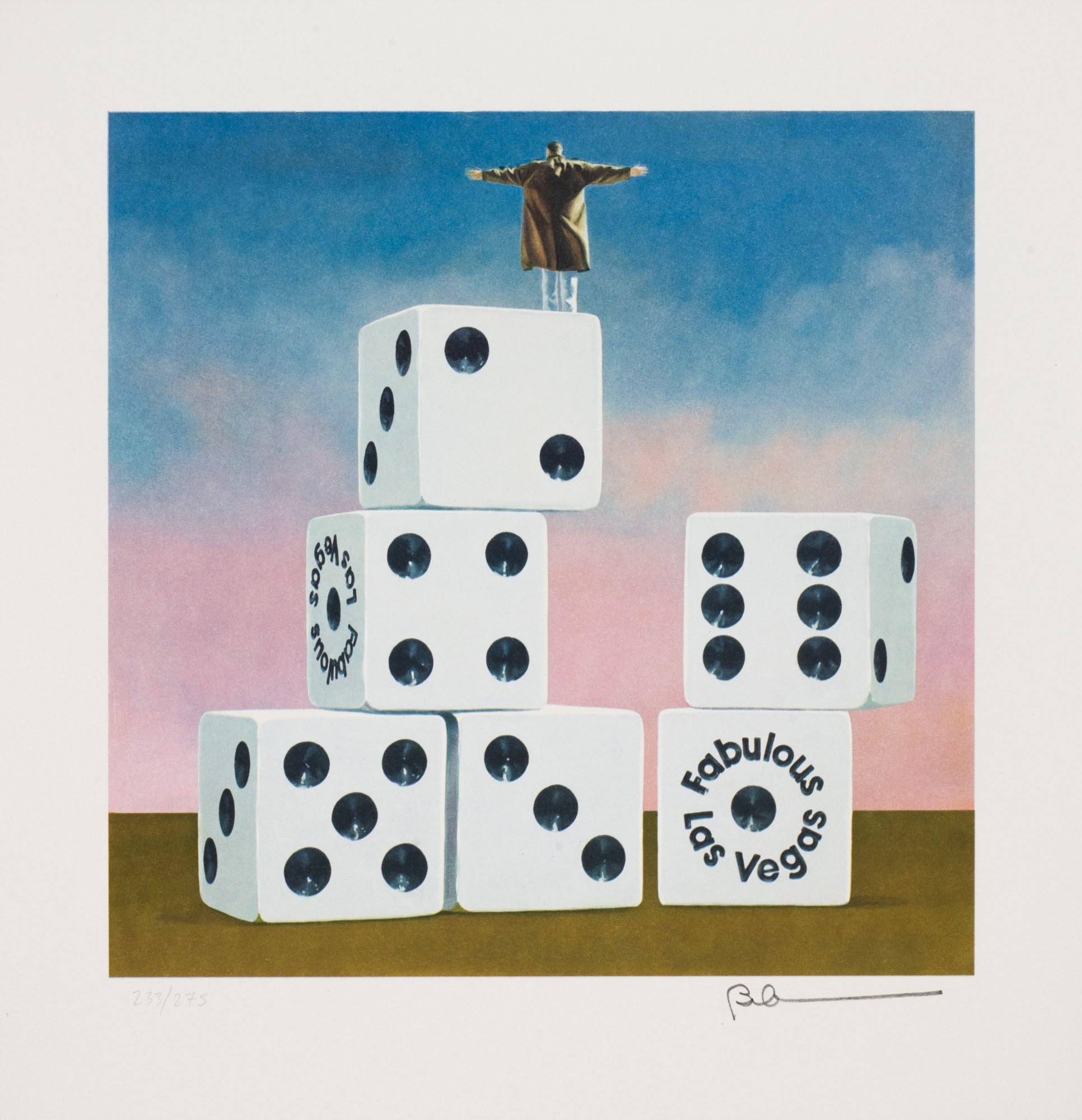 On Top of His Game (Vegas) - Print by Robert Deyber
