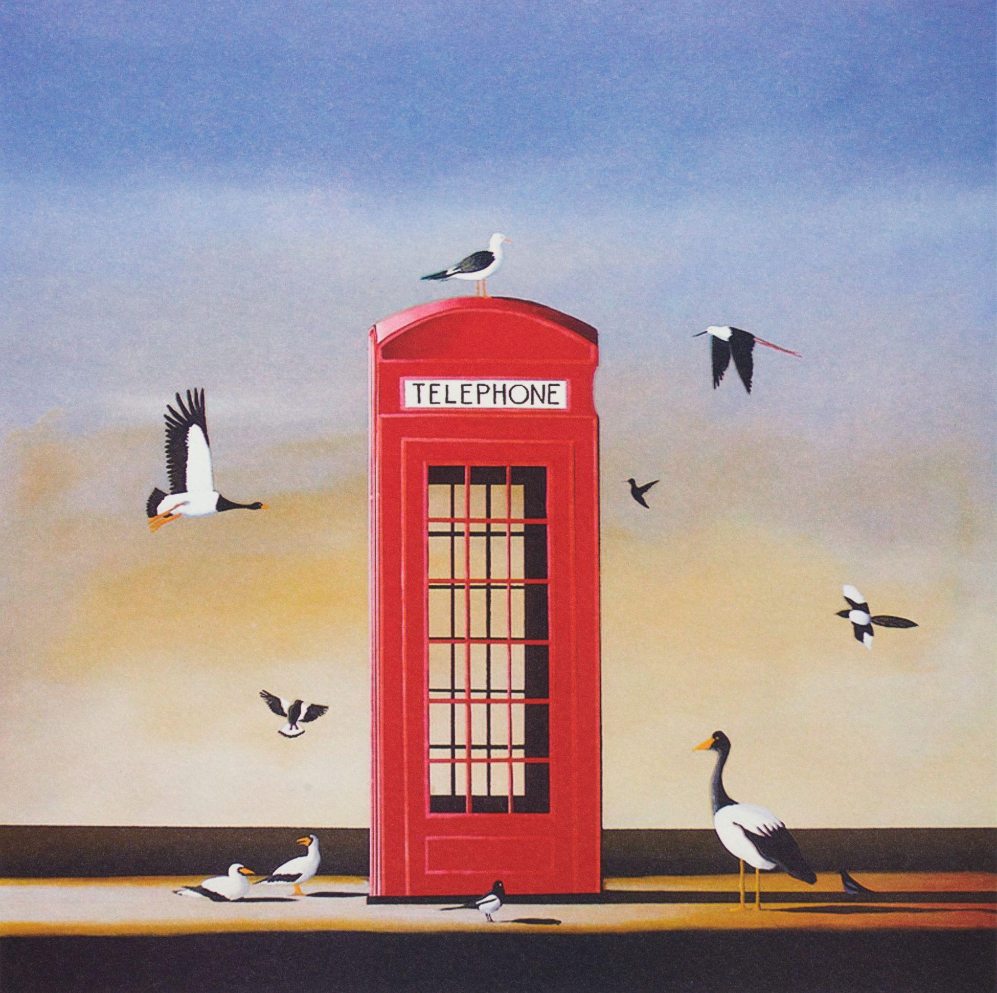 The Bird Call - Contemporary Print by Robert Deyber