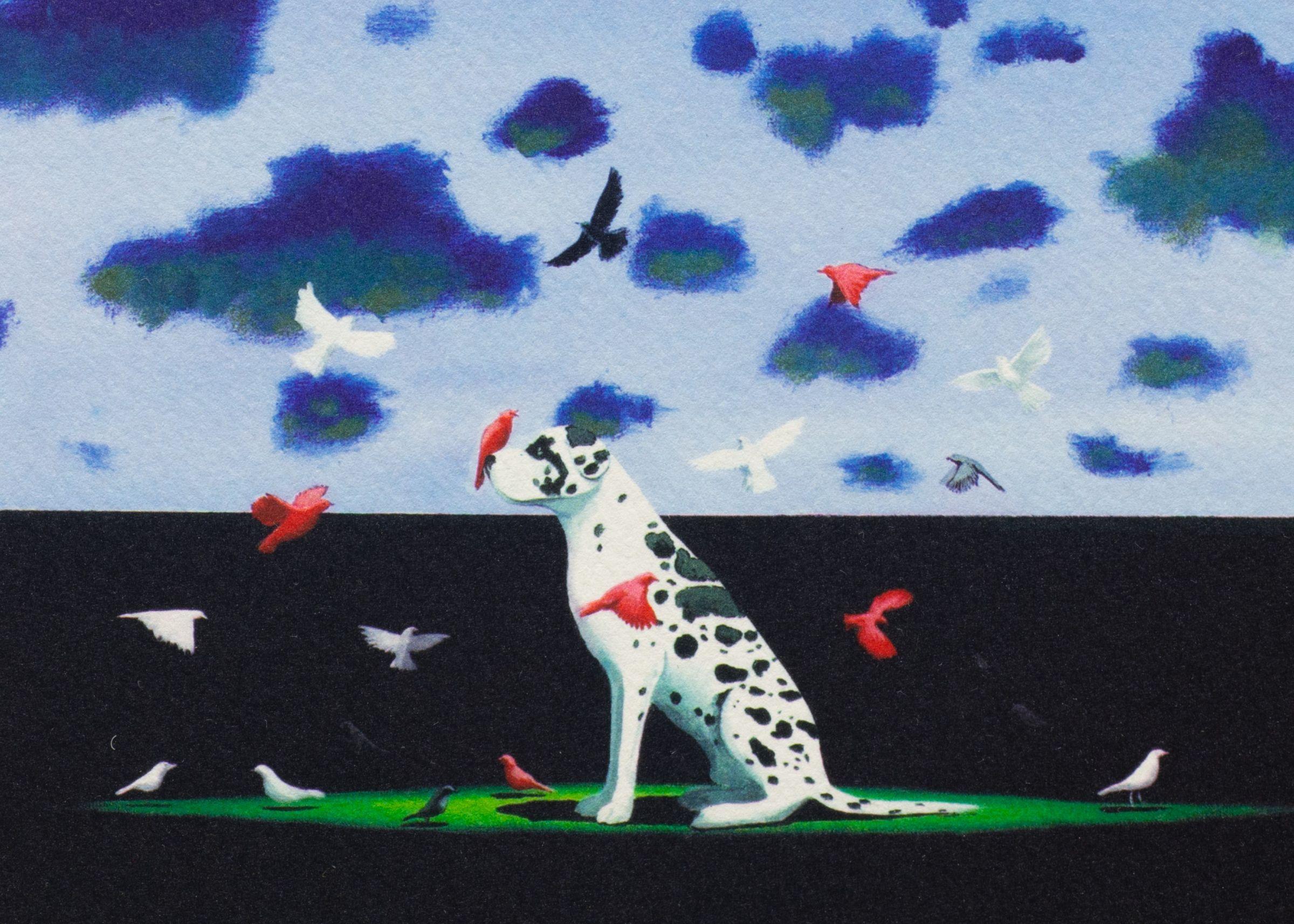 The Bird Dog - Contemporary Print by Robert Deyber