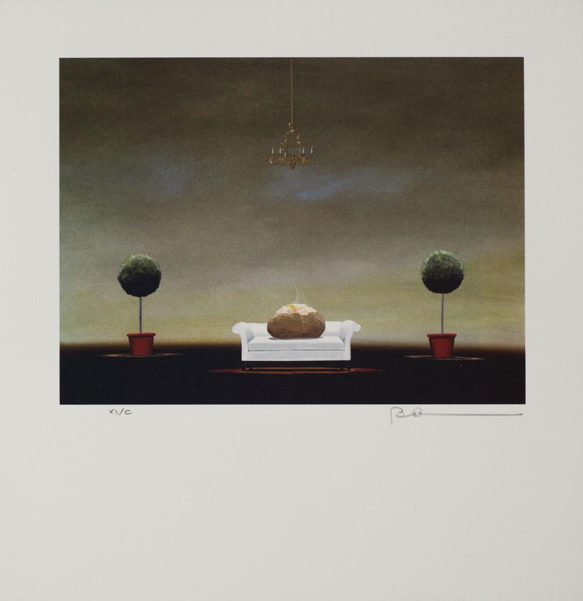 The Couch Potato - Print by Robert Deyber 