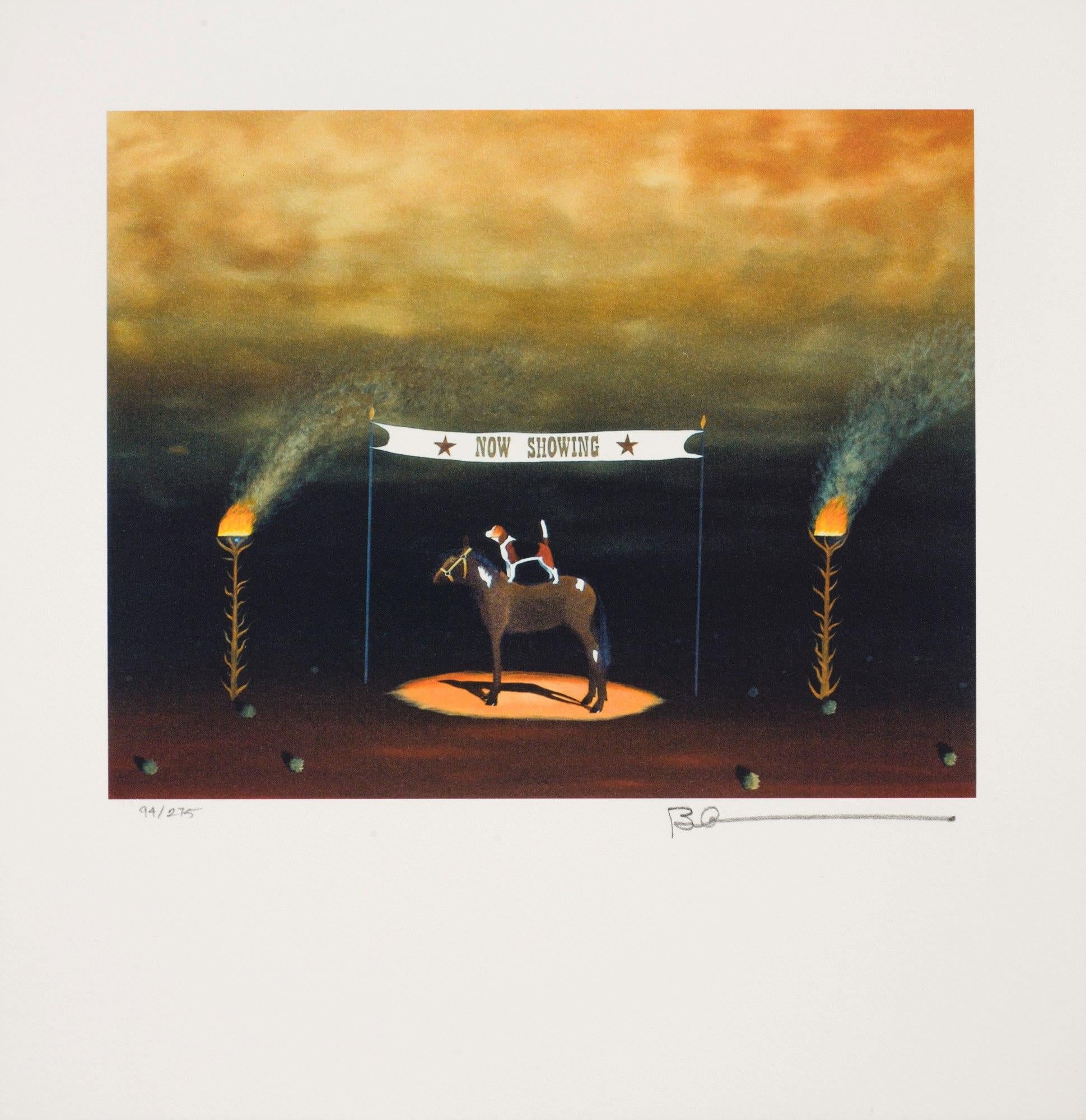 The Dog and Pony Show - Print by Robert Deyber