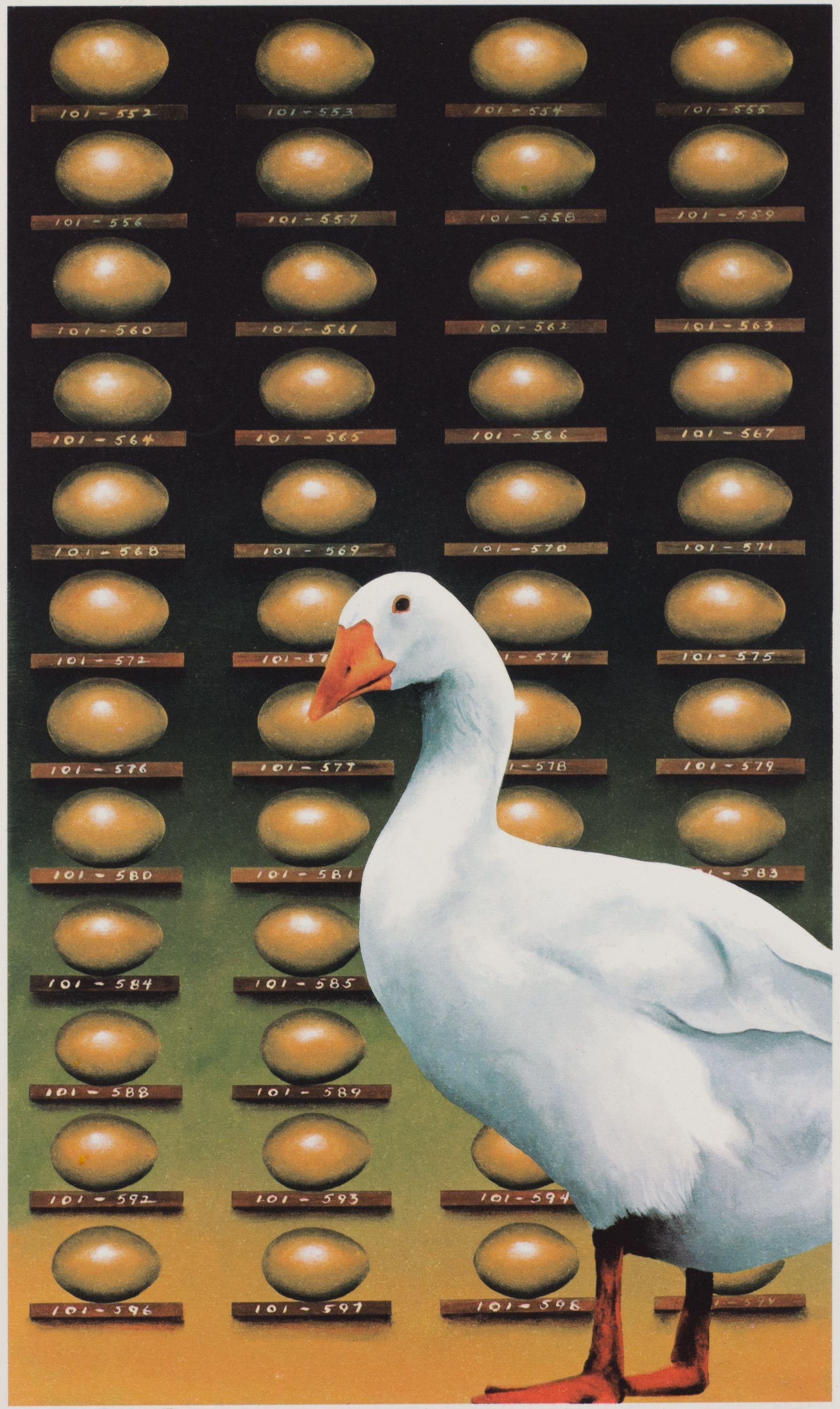 The Golden Goose - Print by Robert Deyber 