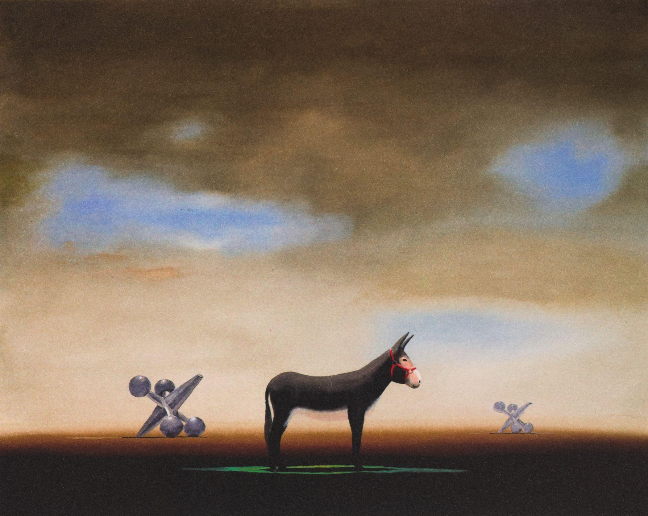 The Jack Ass (Jacks Game) - Contemporary Print by Robert Deyber