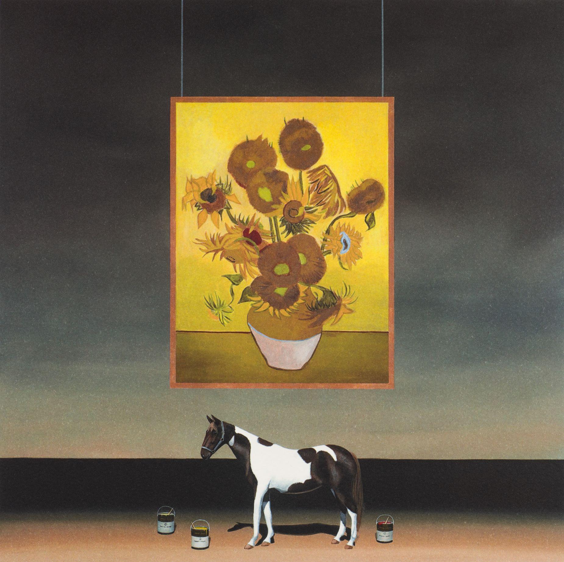 El Caballo de Pintura: Van Gogh - Print Contemporáneo de Robert Deyber