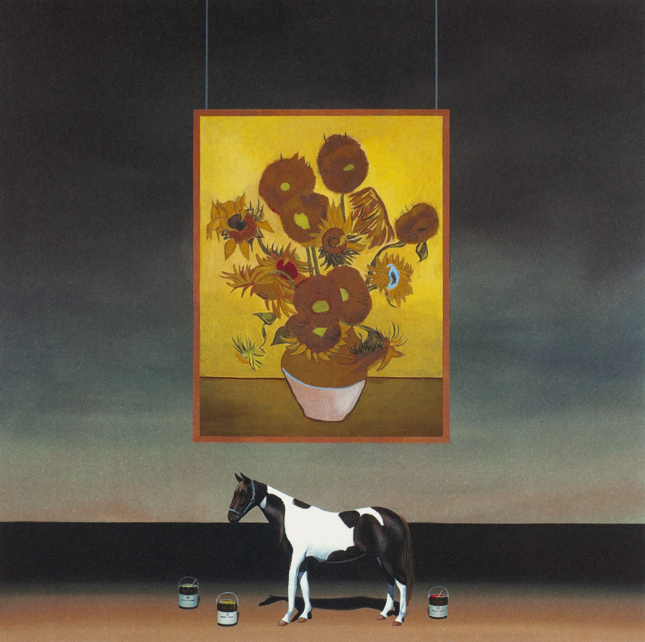 The Paint Horse: Van Gogh - Print by Robert Deyber