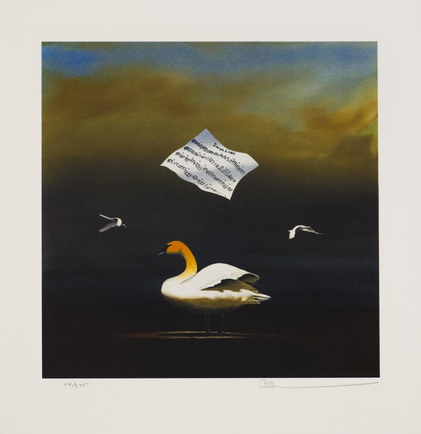 The Swan Song  - Print by Robert Deyber 